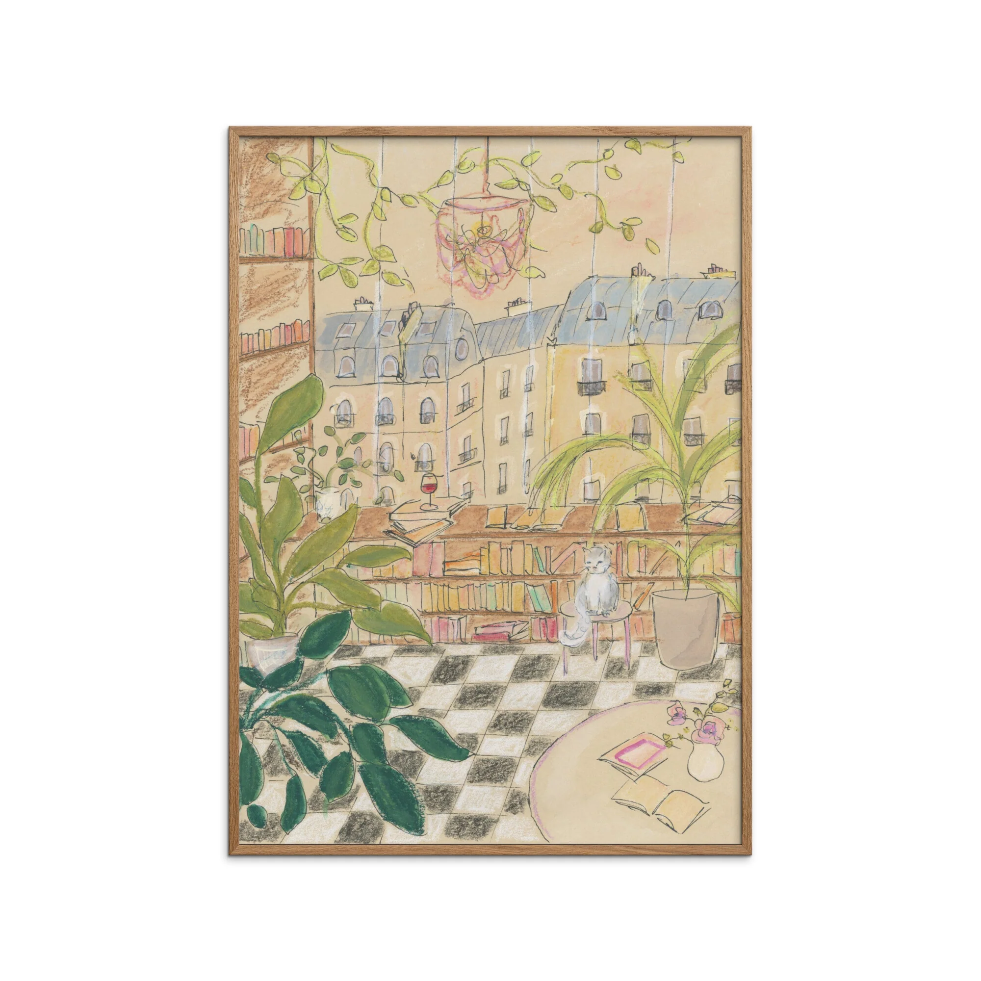 Katharina Puritscher - Antique Parisian Book Store Cat - Image 4