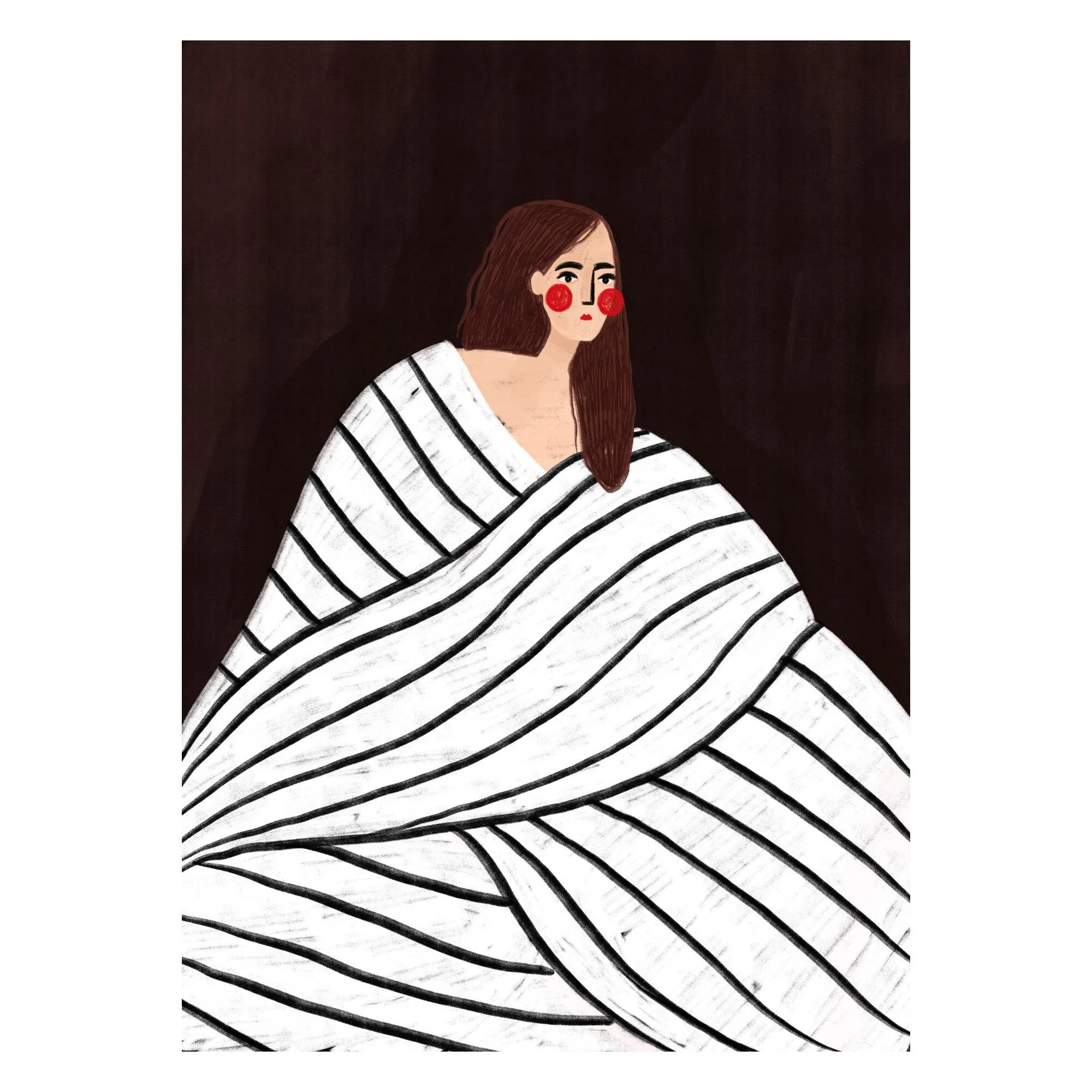 Bea Muller - The Woman With Black And White Stripes - Image 3