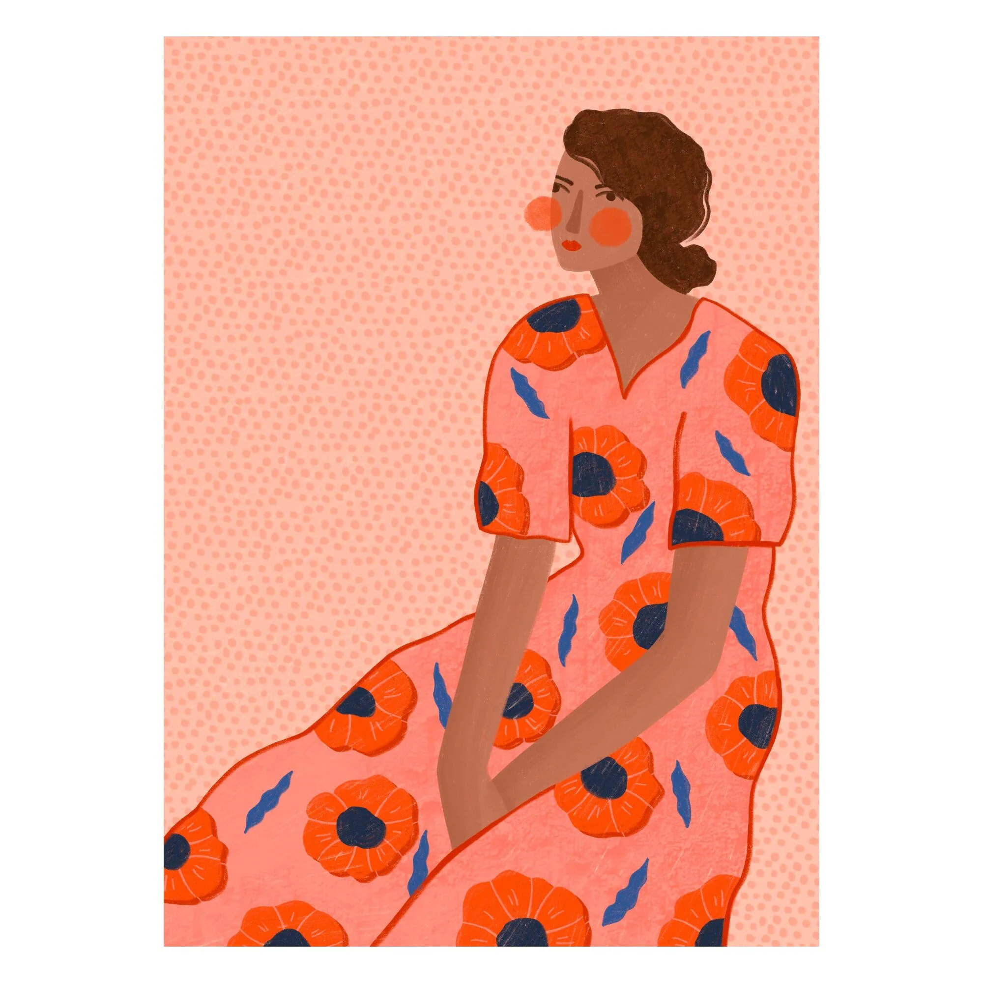 Bea Muller - The Woman With The Floral Dress - Image 3