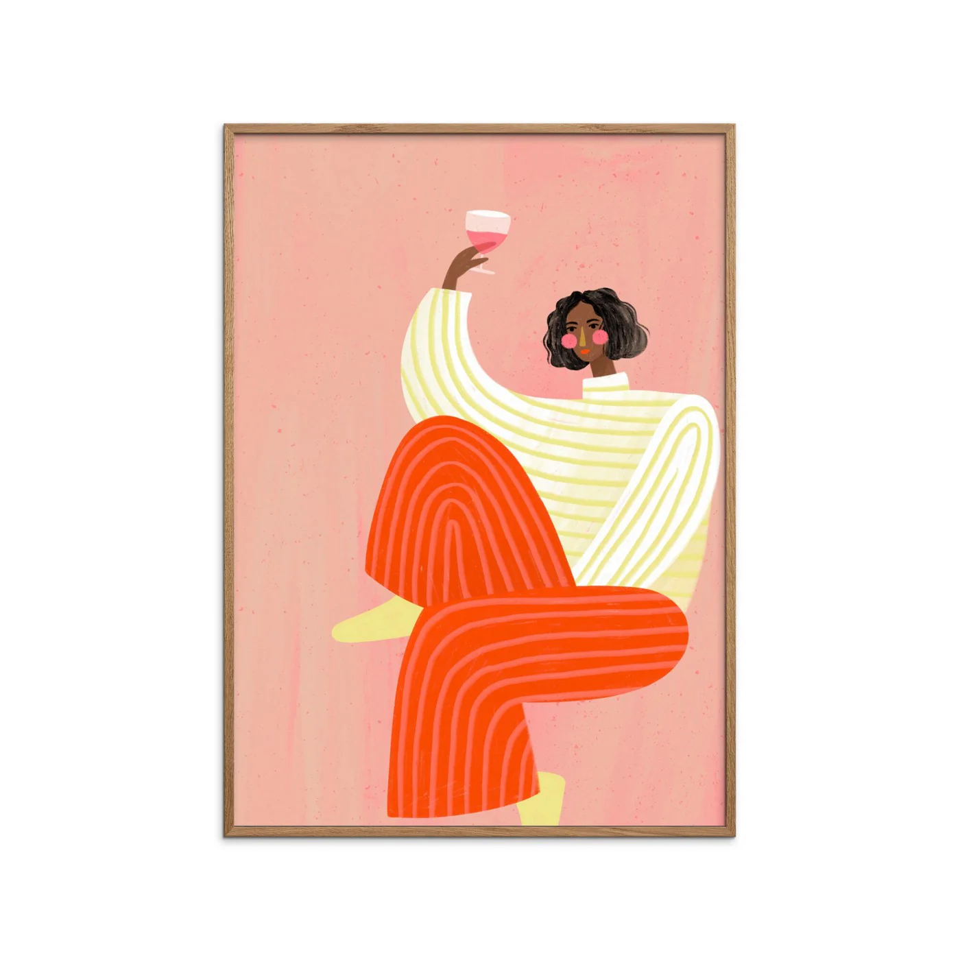 Bea Muller - The Woman With The Glass Of Wine - Image 2