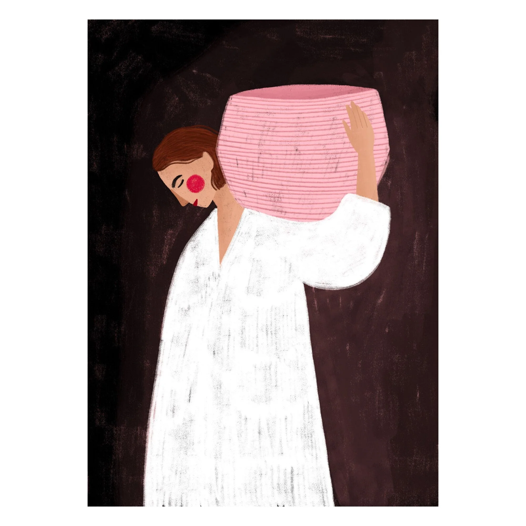 Bea Muller - The Woman With The Pink Basket - Image 3