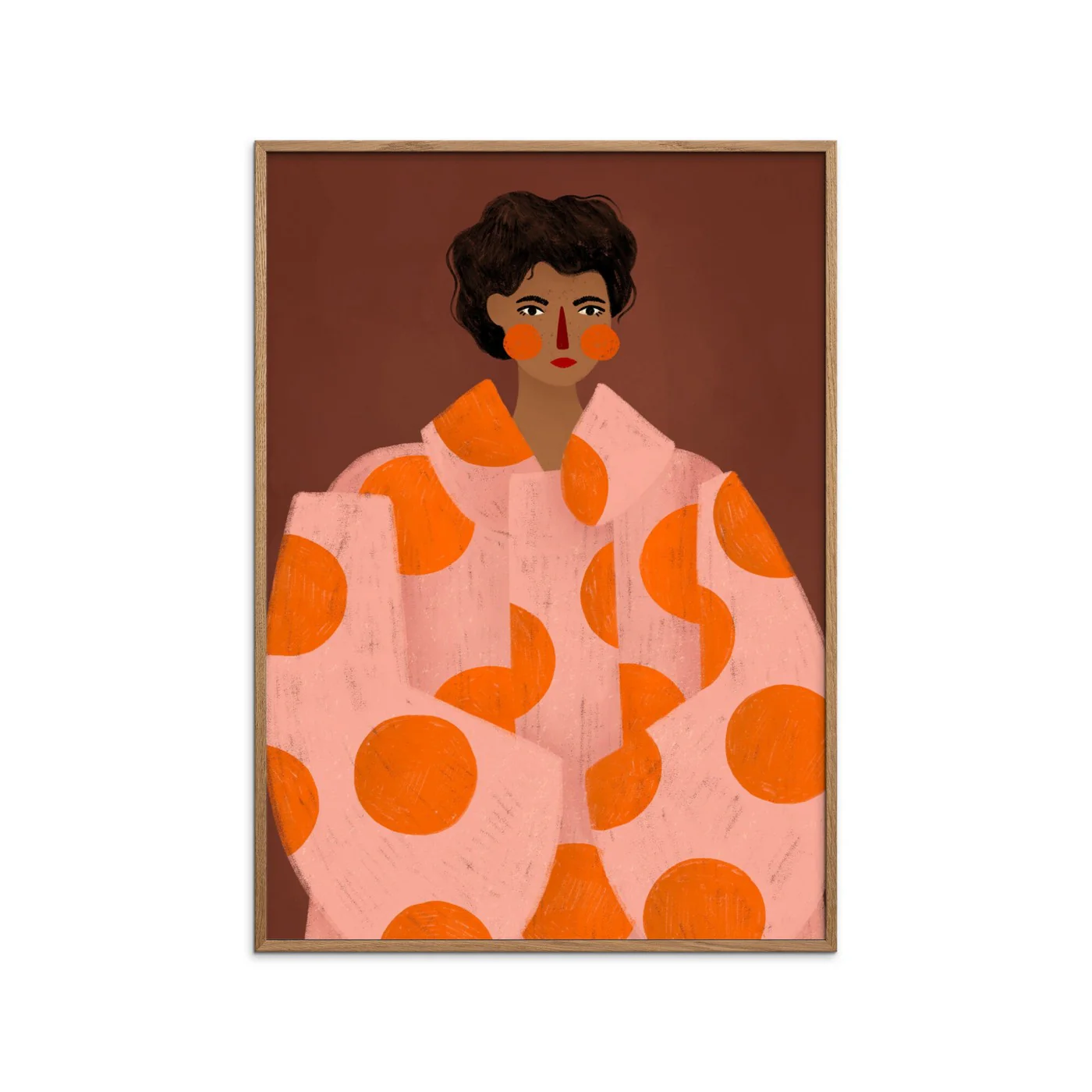 Bea Muller - Woman With Orange Dots - Image 2