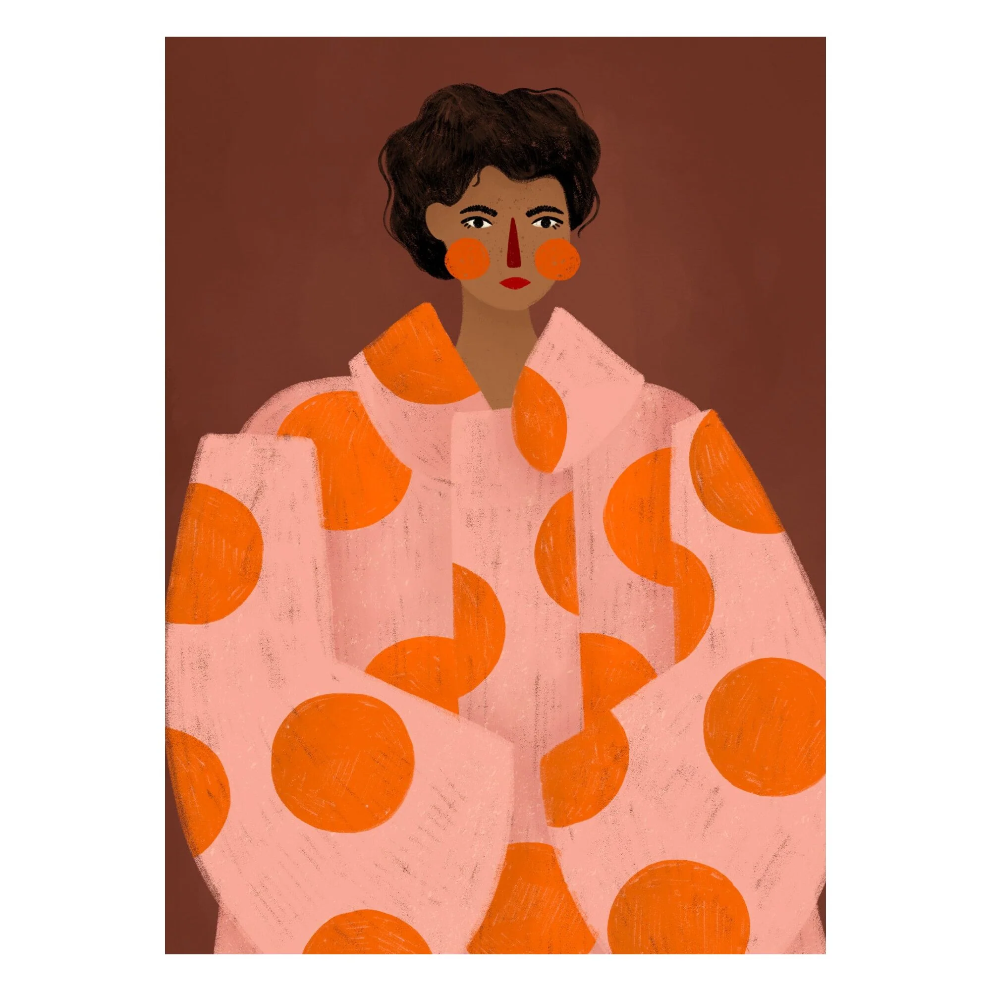 Bea Muller - Woman With Orange Dots - Image 3