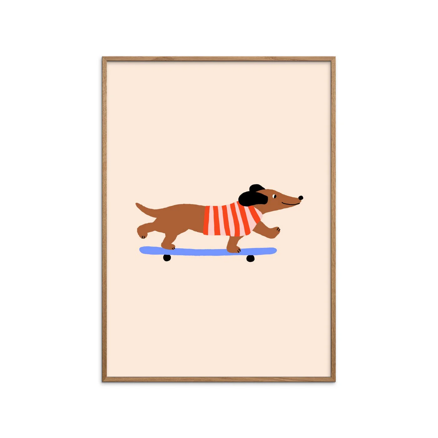 Maren Gross - Dachshund On Skateboard - Image 2