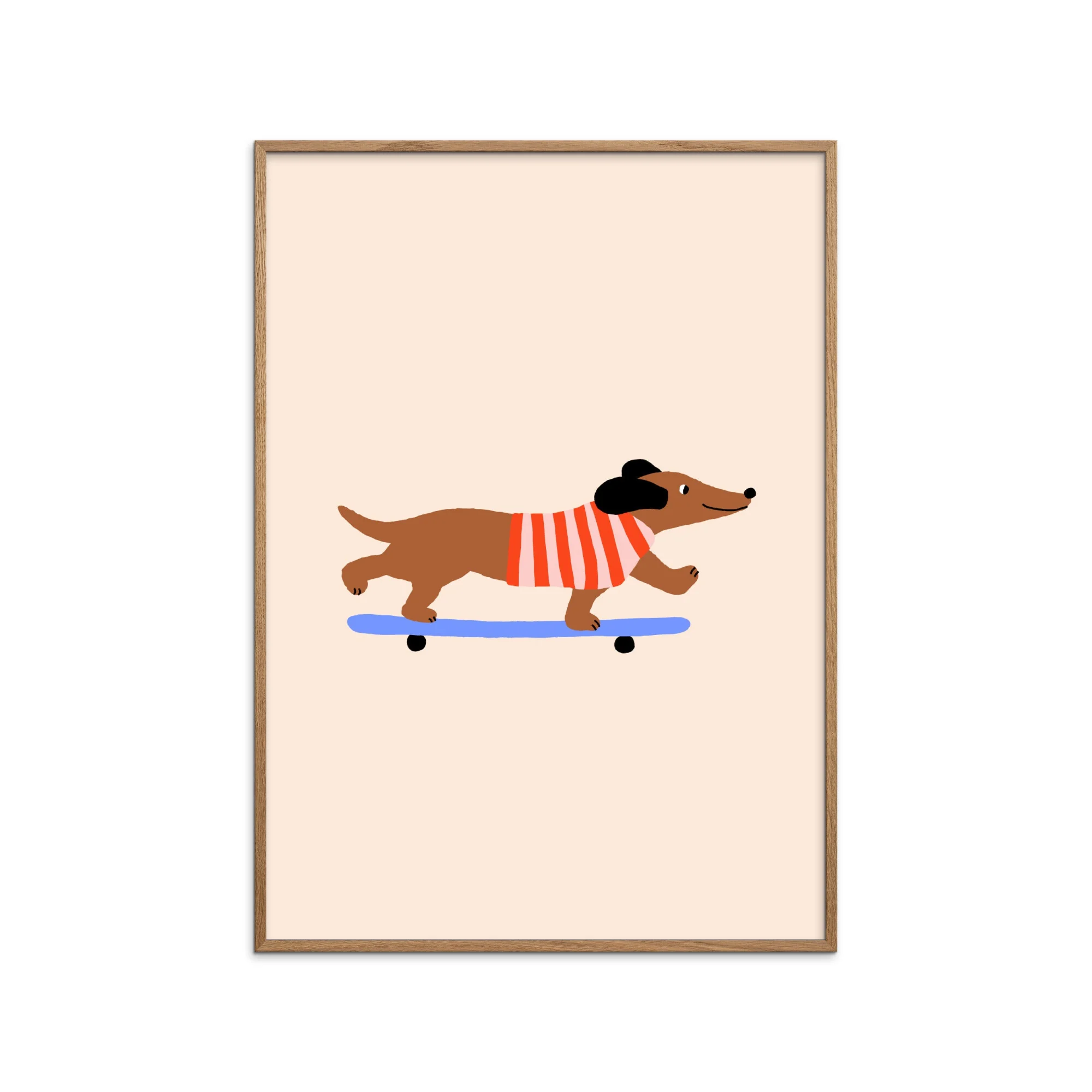Maren Gross - Dachshund On Skateboard - Image 4