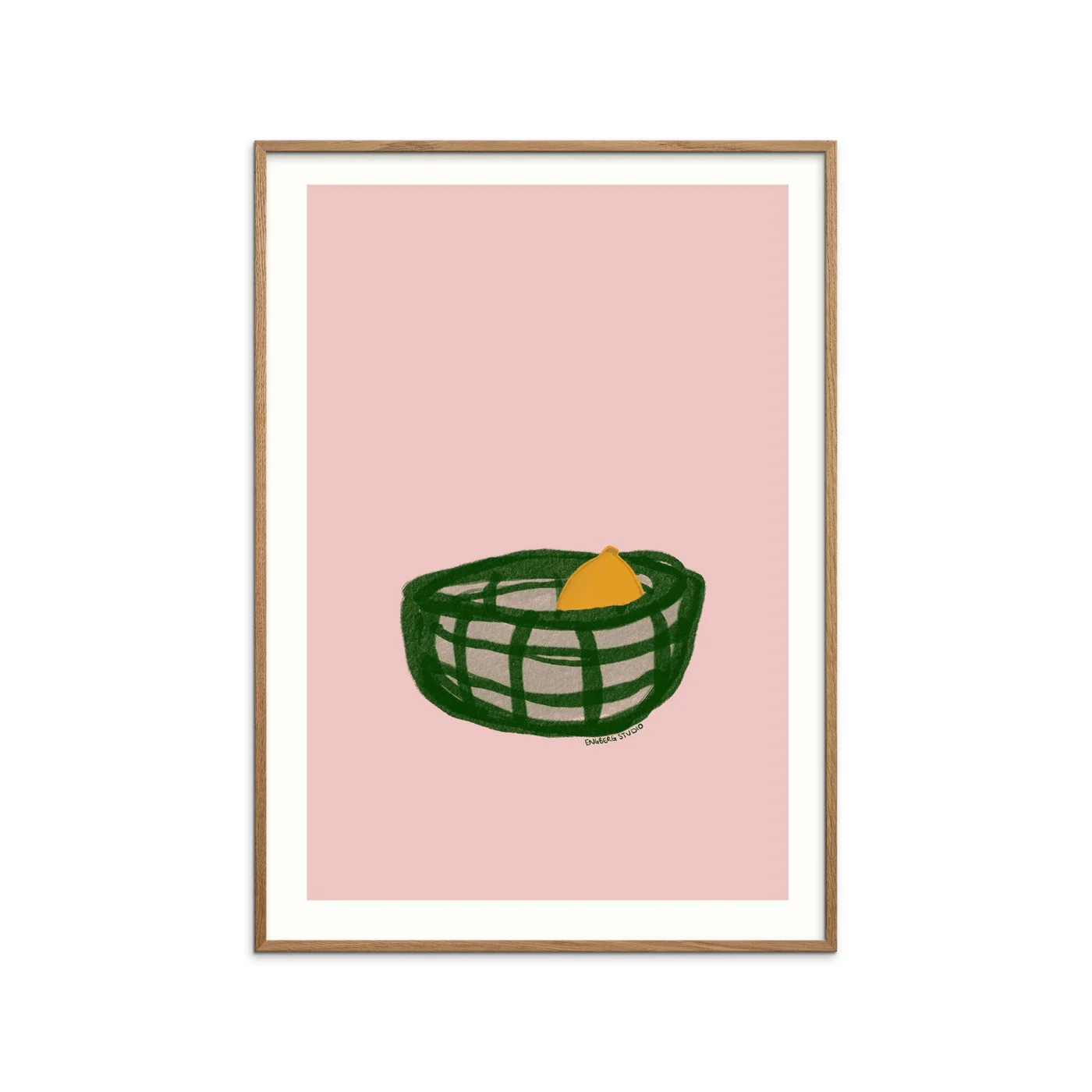 Engberg Studio - A Lemon In A Basket- Pink - Image 2