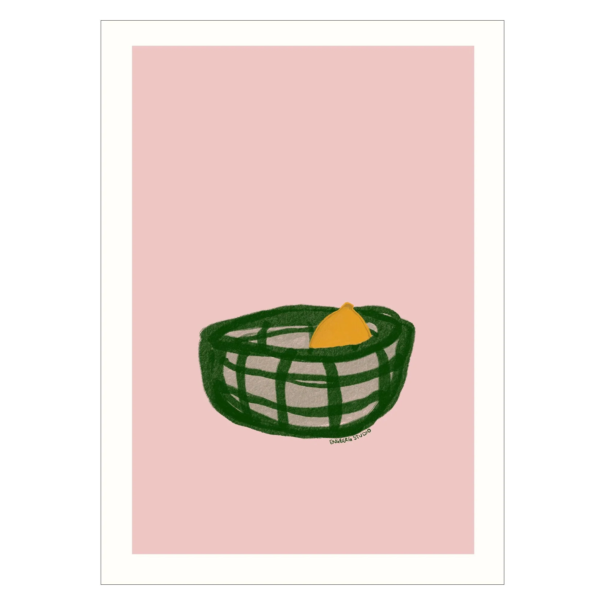 Engberg Studio - A Lemon In A Basket- Pink - Image 3