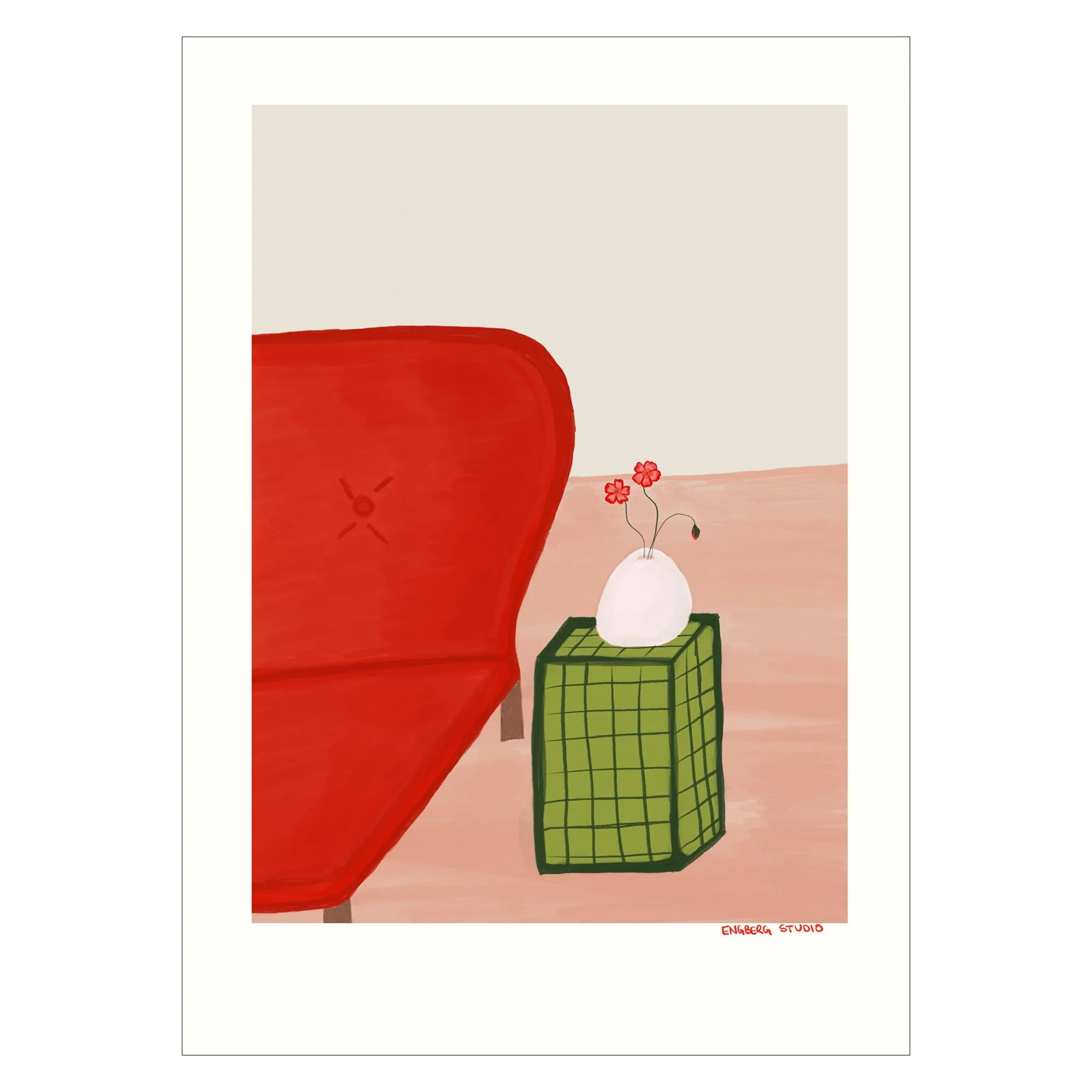 Engberg Studio - A Red Couch - Image 3