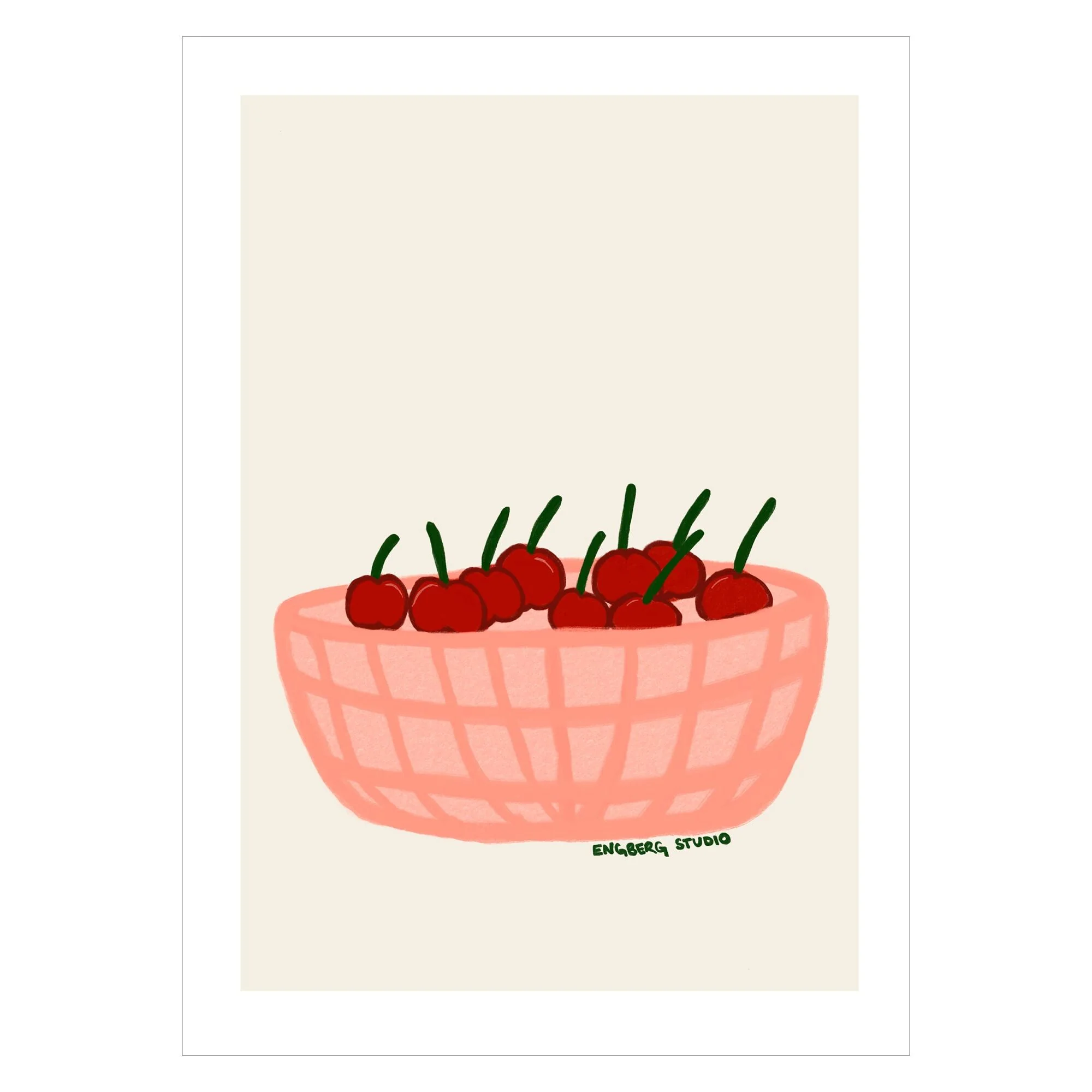 Engberg Studio - Cherries In A Basket - Image 3