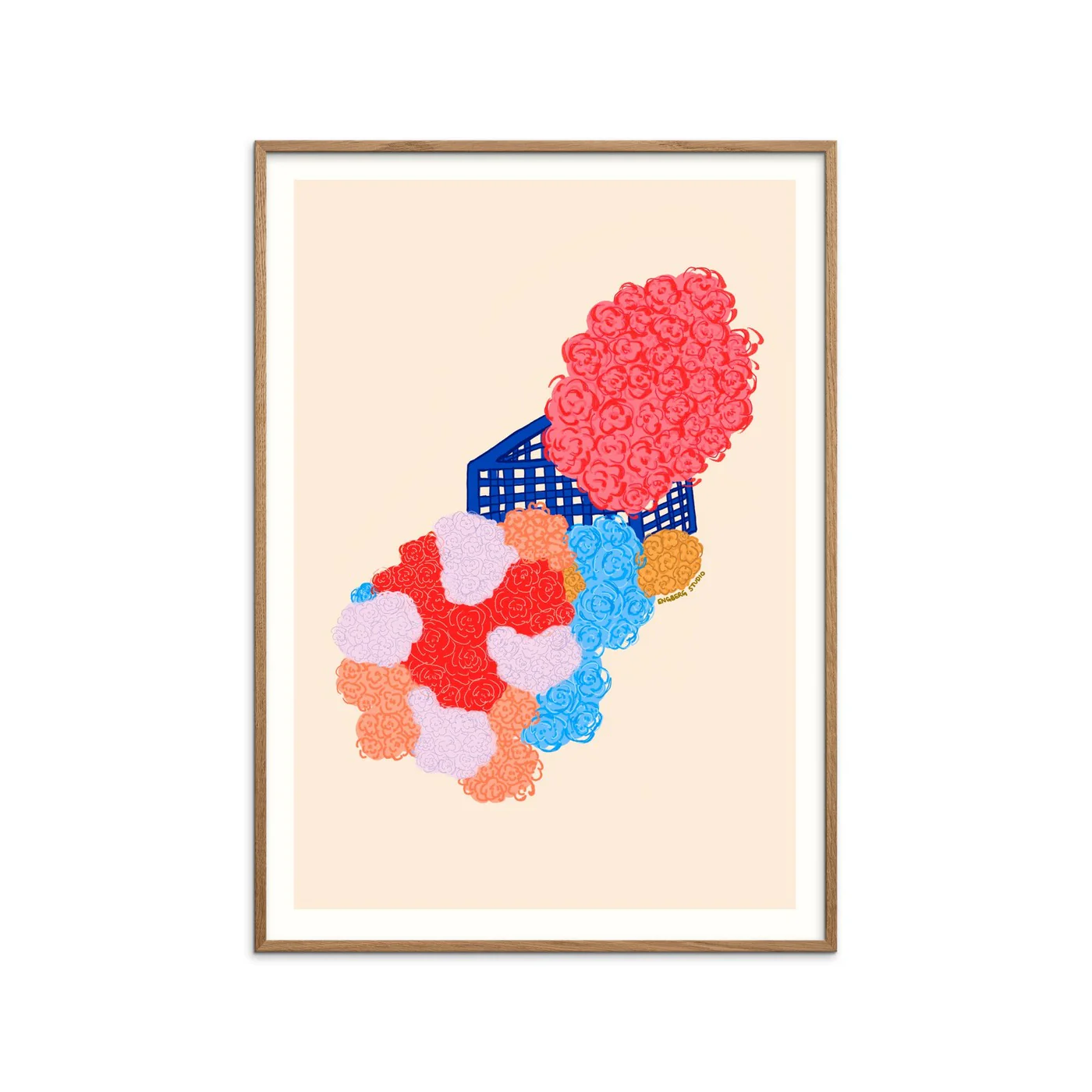 Engberg Studio - Flowers In A Basket - Image 2