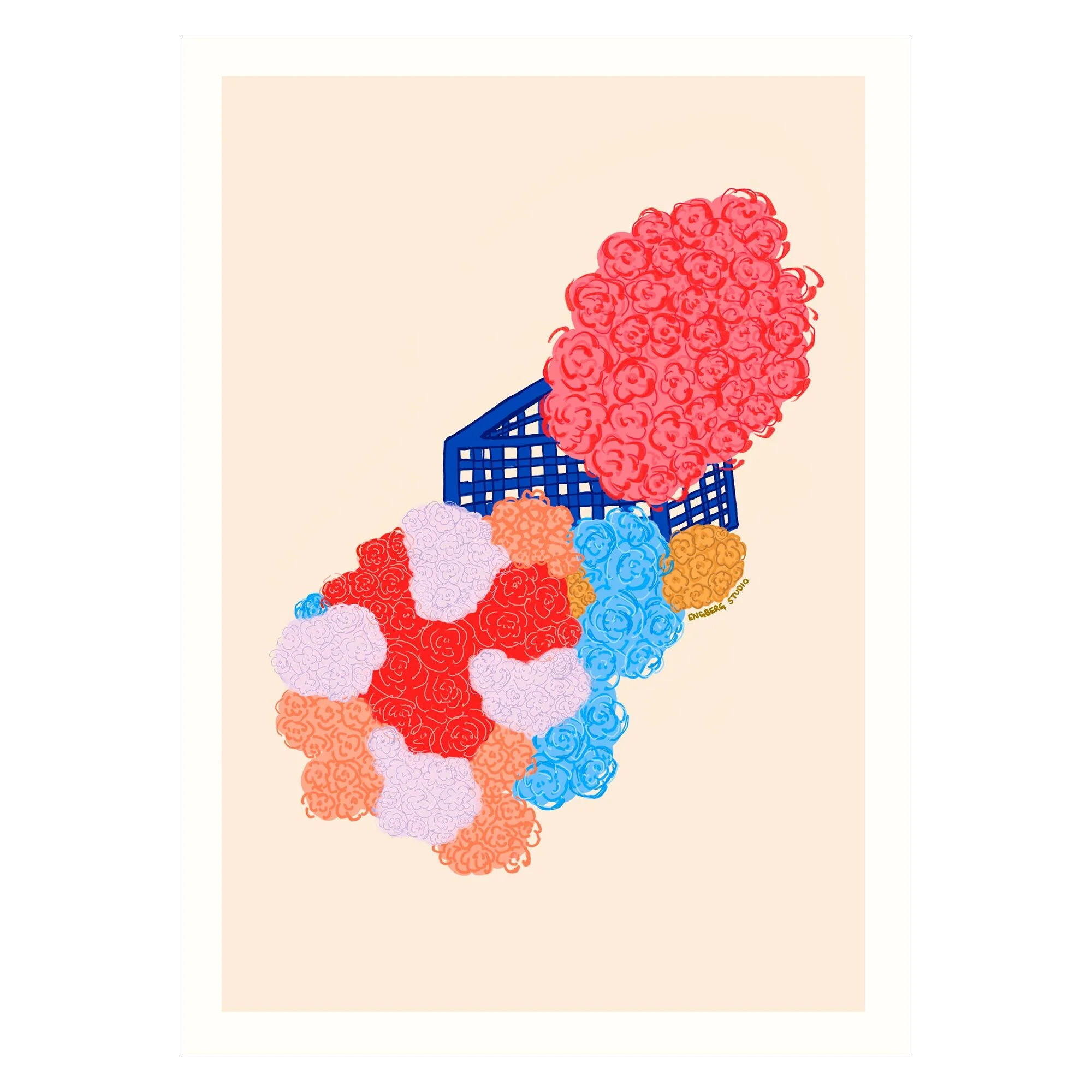 Engberg Studio - Flowers In A Basket - Image 3