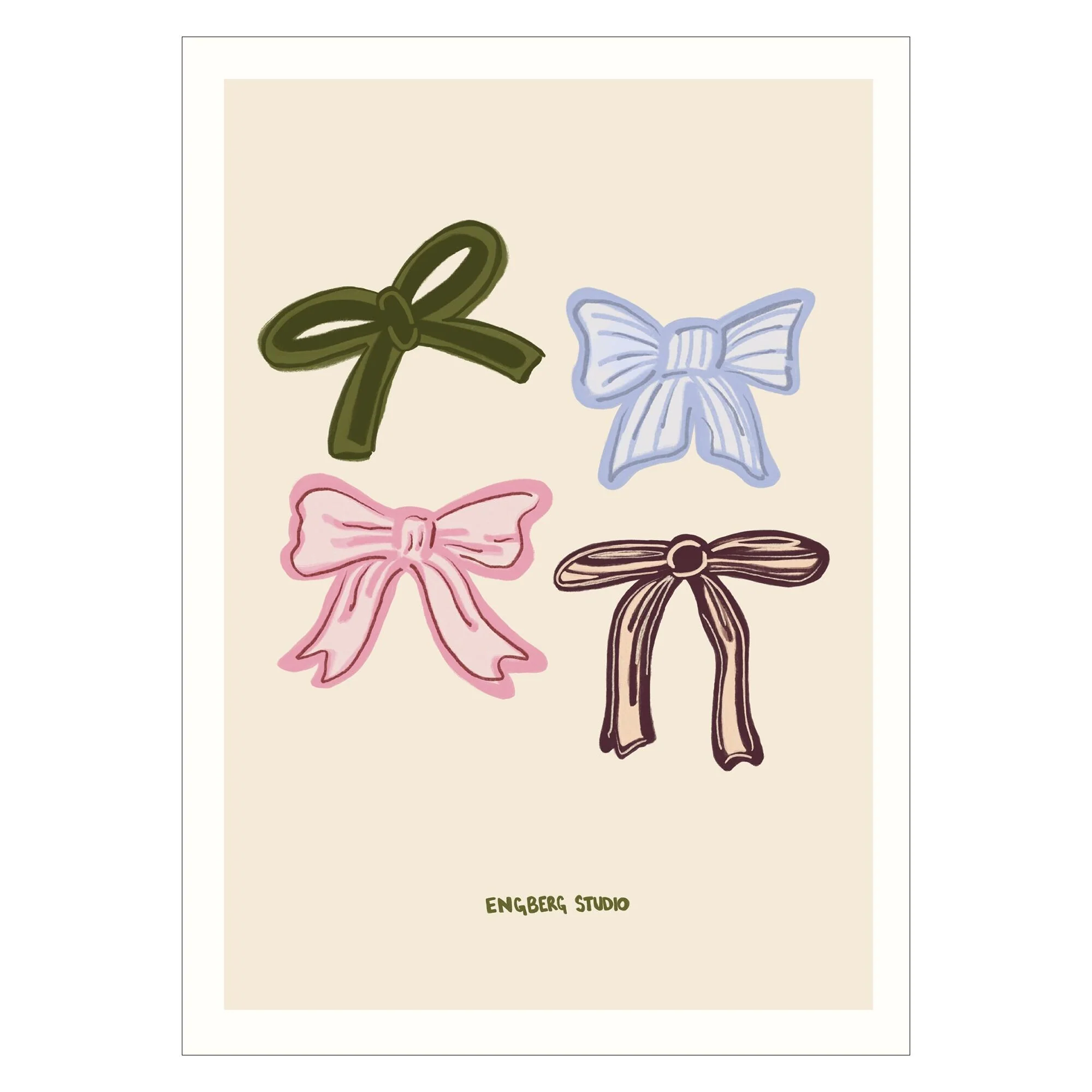 Engberg Studio - Pastel Bows - Image 3