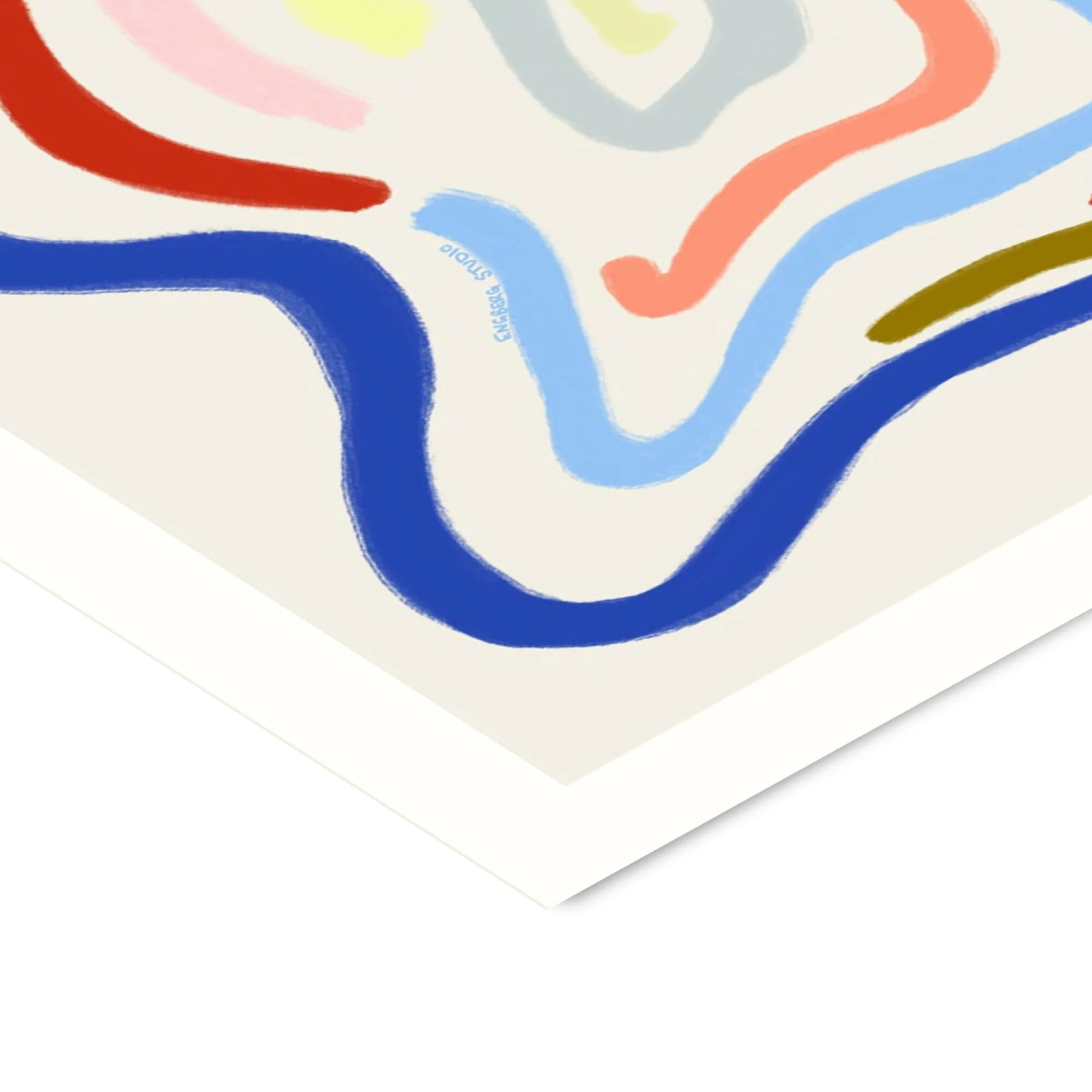 Engberg Studio - Scalloped Lines - Colorful - Image 4