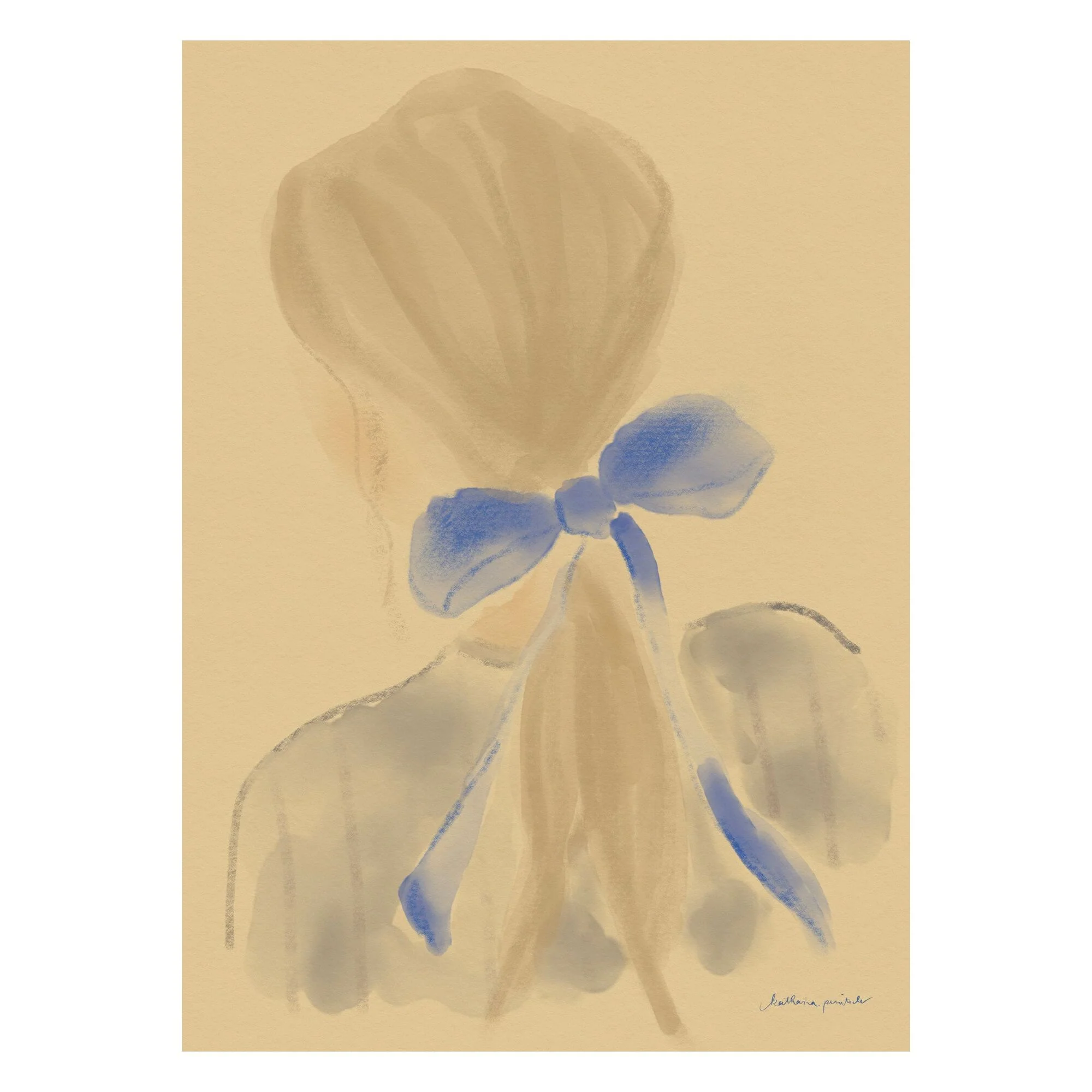 Katharina Puritscher - Girl With A Blue Hair Ribbon - Image 4