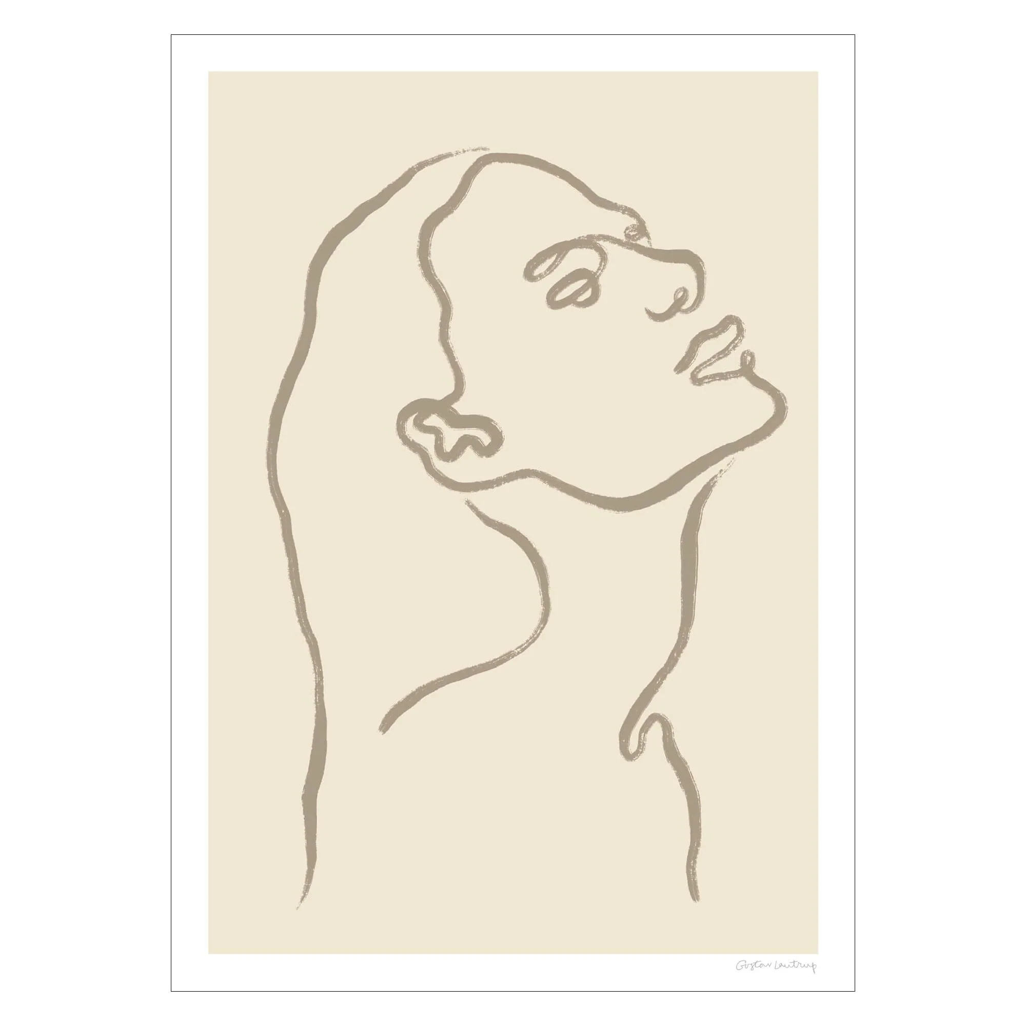 Gustav Lautrup - En Regardant Le Ciel No. 1 - Image 2
