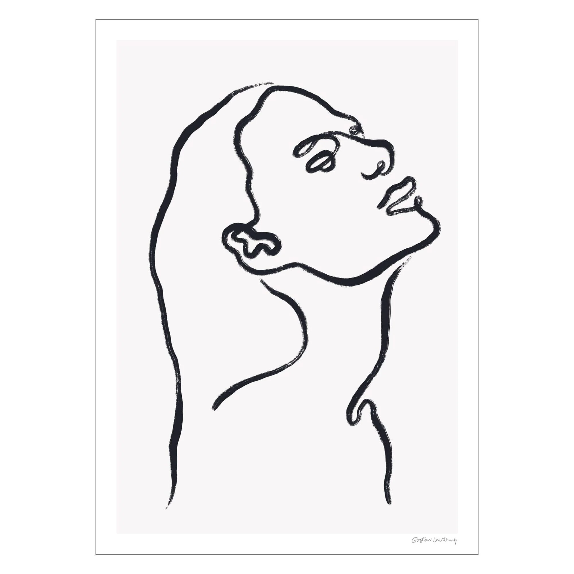 Gustav Lautrup - En Regardant Le Ciel No. 2 - Image 2