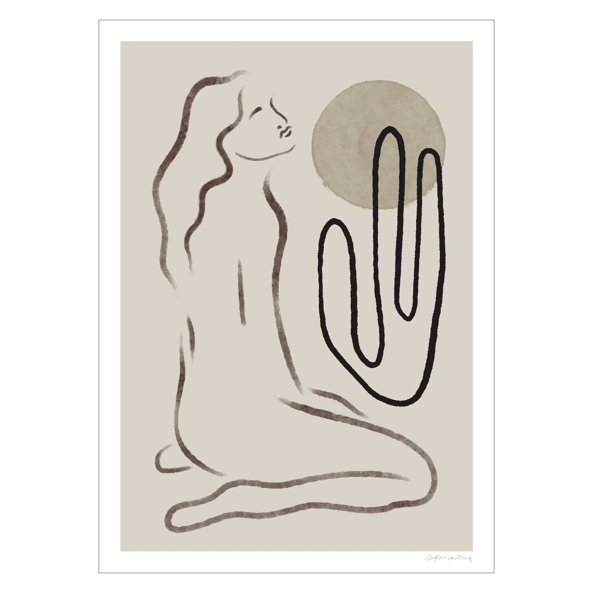 Gustav Lautrup - Femme Au Soleil No. 1 - Image 2