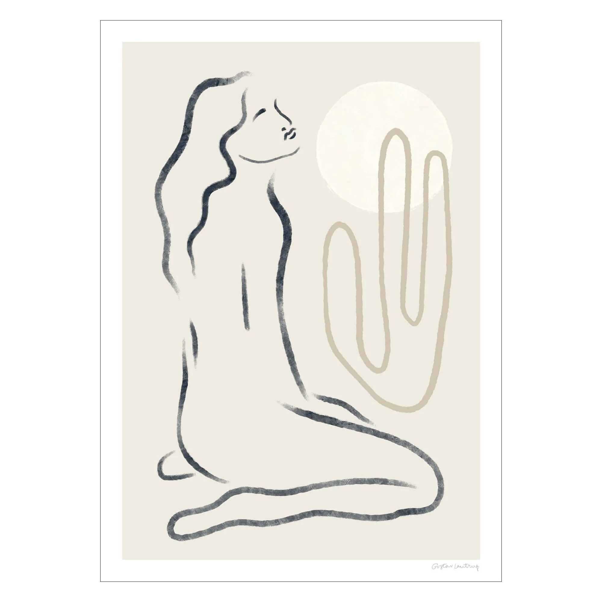 Gustav Lautrup - Femme Au Soleil No. 2 - Image 2