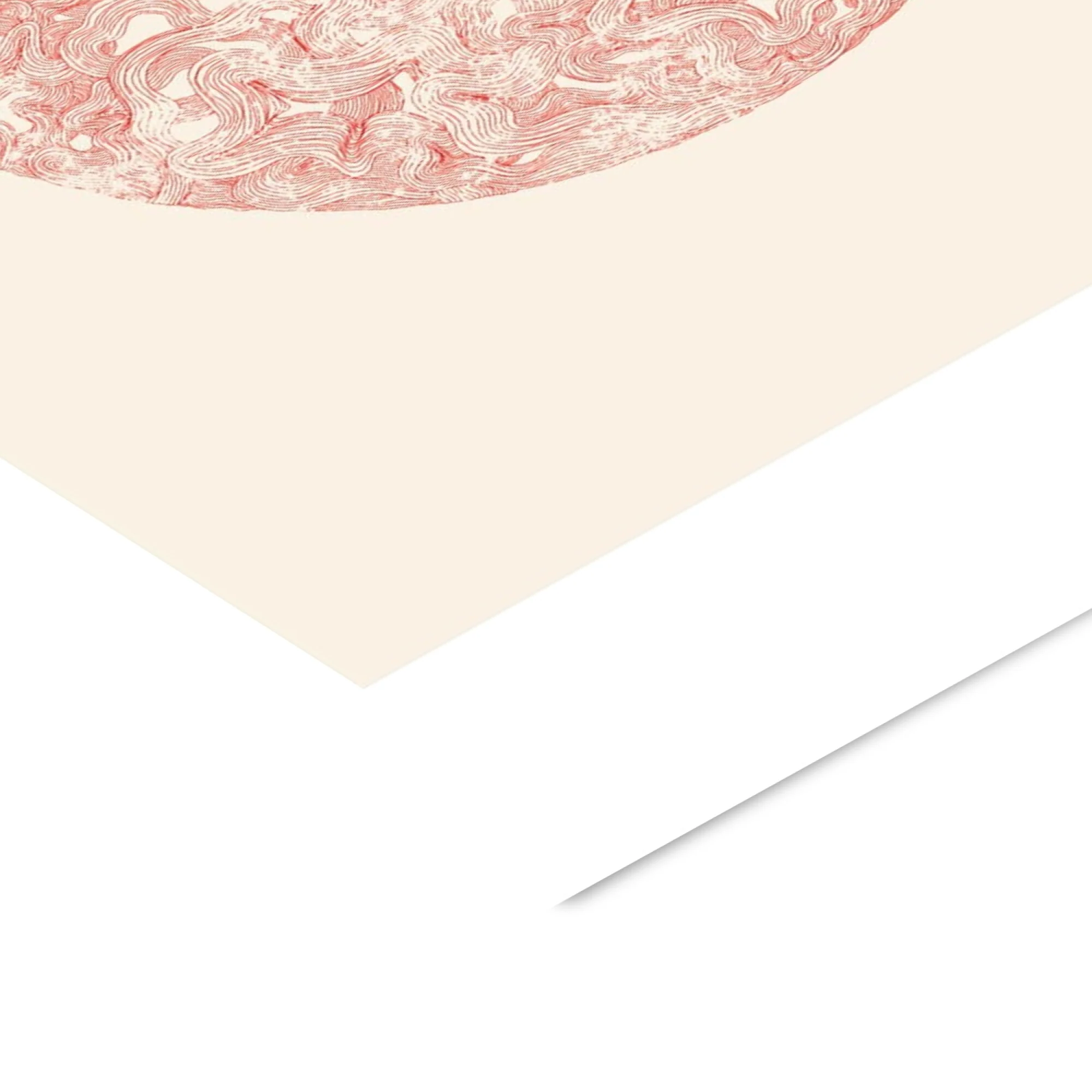 Gustav Lautrup - La Sphère - Soft Beige/Ruby - Image 3