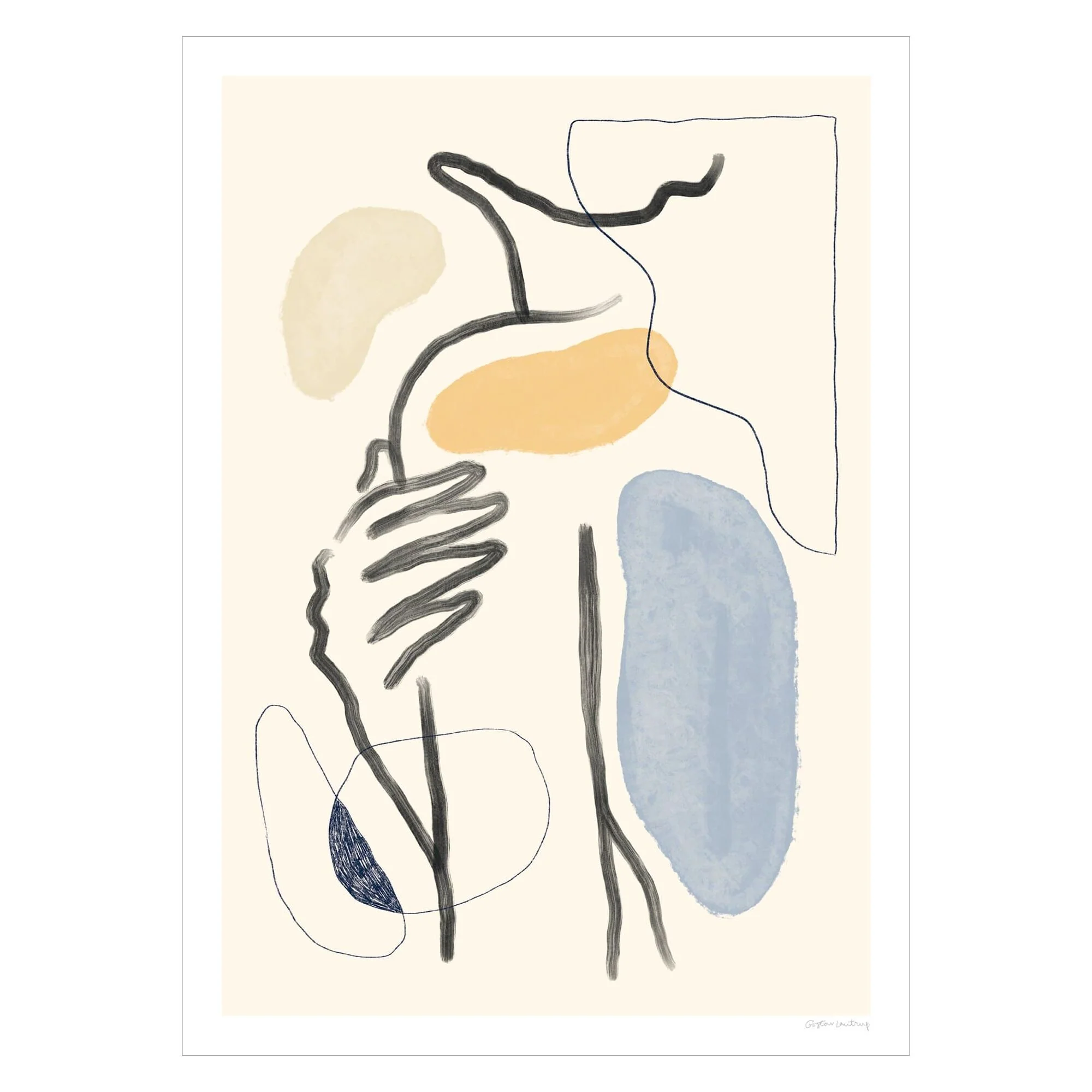 Gustav Lautrup - Lignes Minimalistes No. 4 - Image 2