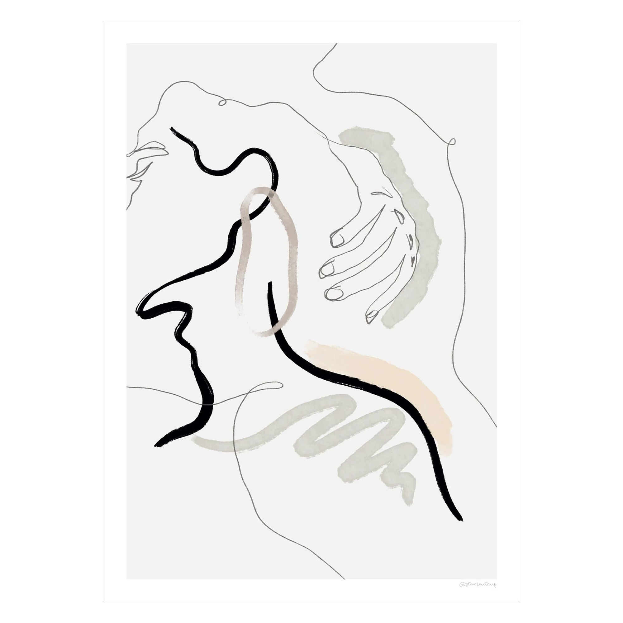 Gustav Lautrup - Lignes Minimalistes No. 5 - Image 2
