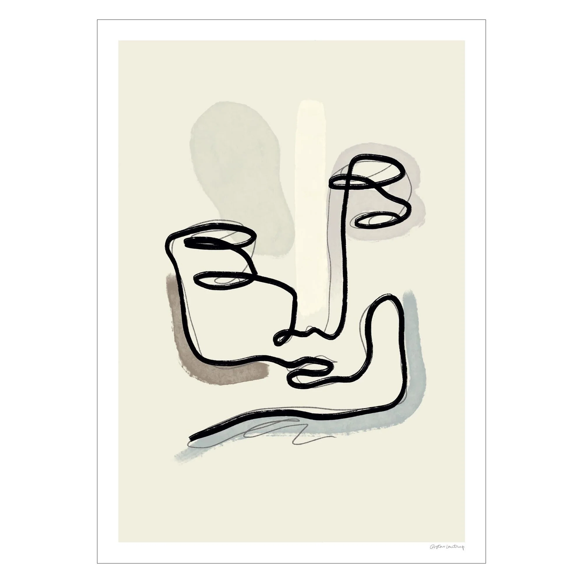 Gustav Lautrup - Lignes Minimalistes No. 6 - Image 2