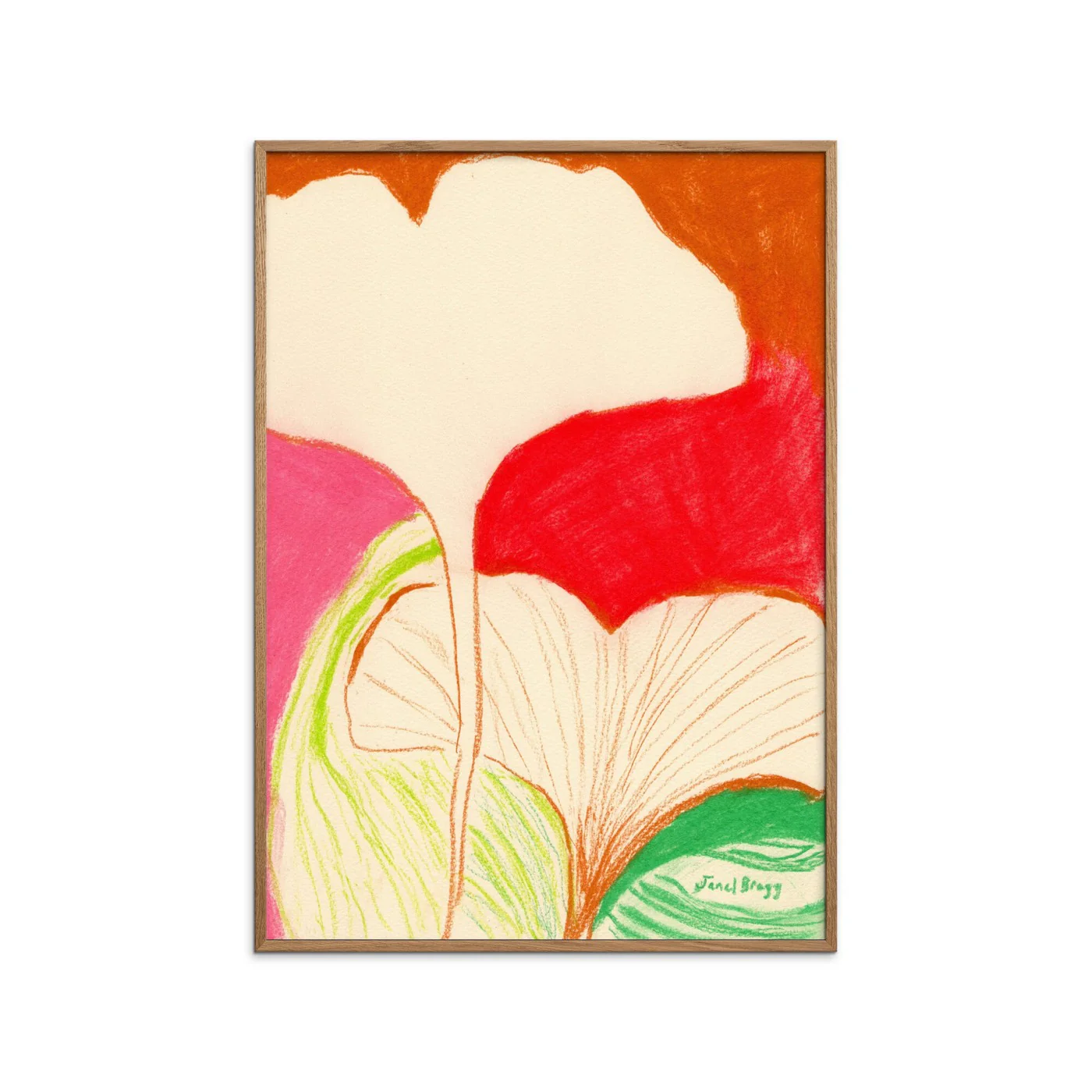 Janel Bragg - Ginkgo Leaves In Color I - Image 2