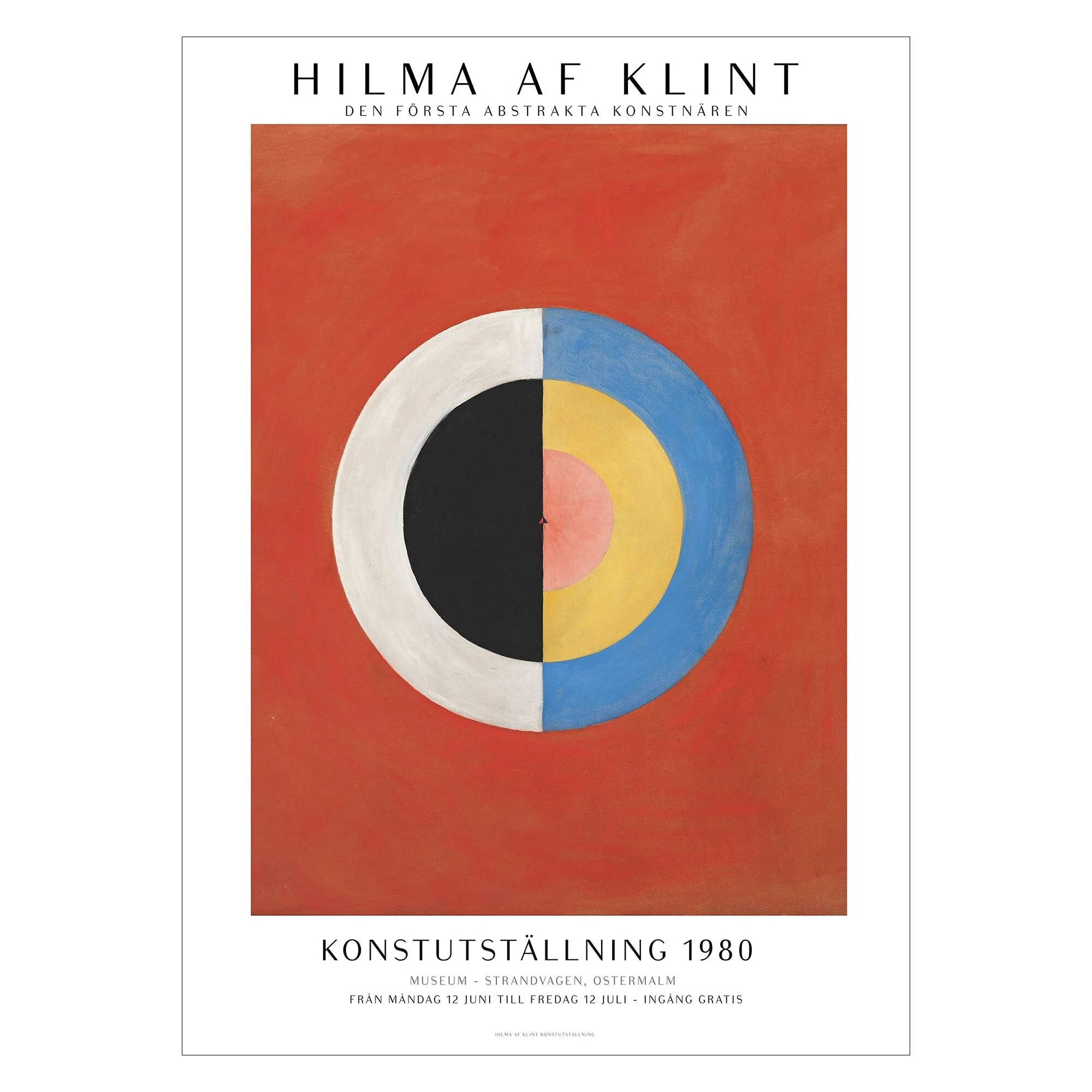Pstr Studio - Hilma Af Klint - Art Exhibition (Red) - Image 3