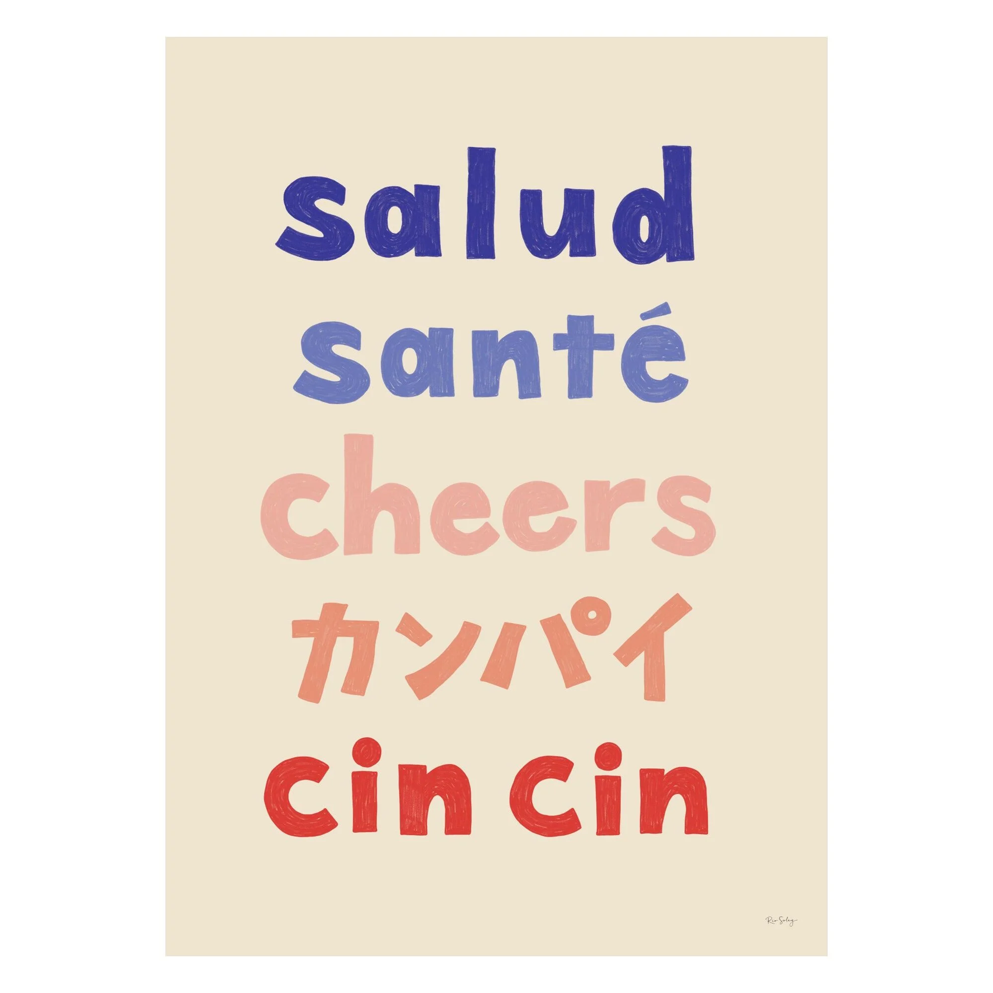 Rio Soléy - Cheers Of The World (Red/Blue) - Image 2