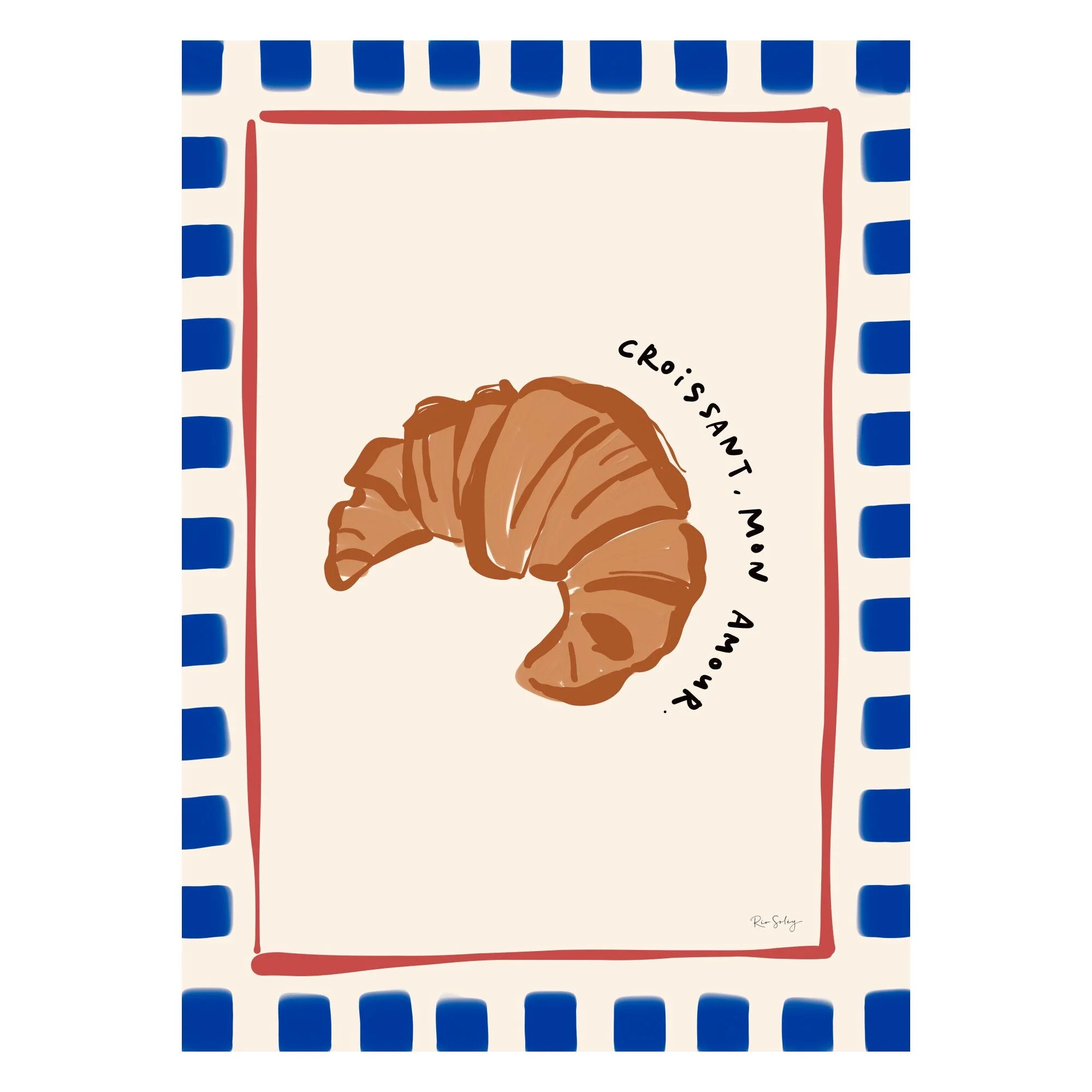 Rio Soléy - Croissant Love (Blue) - Image 2