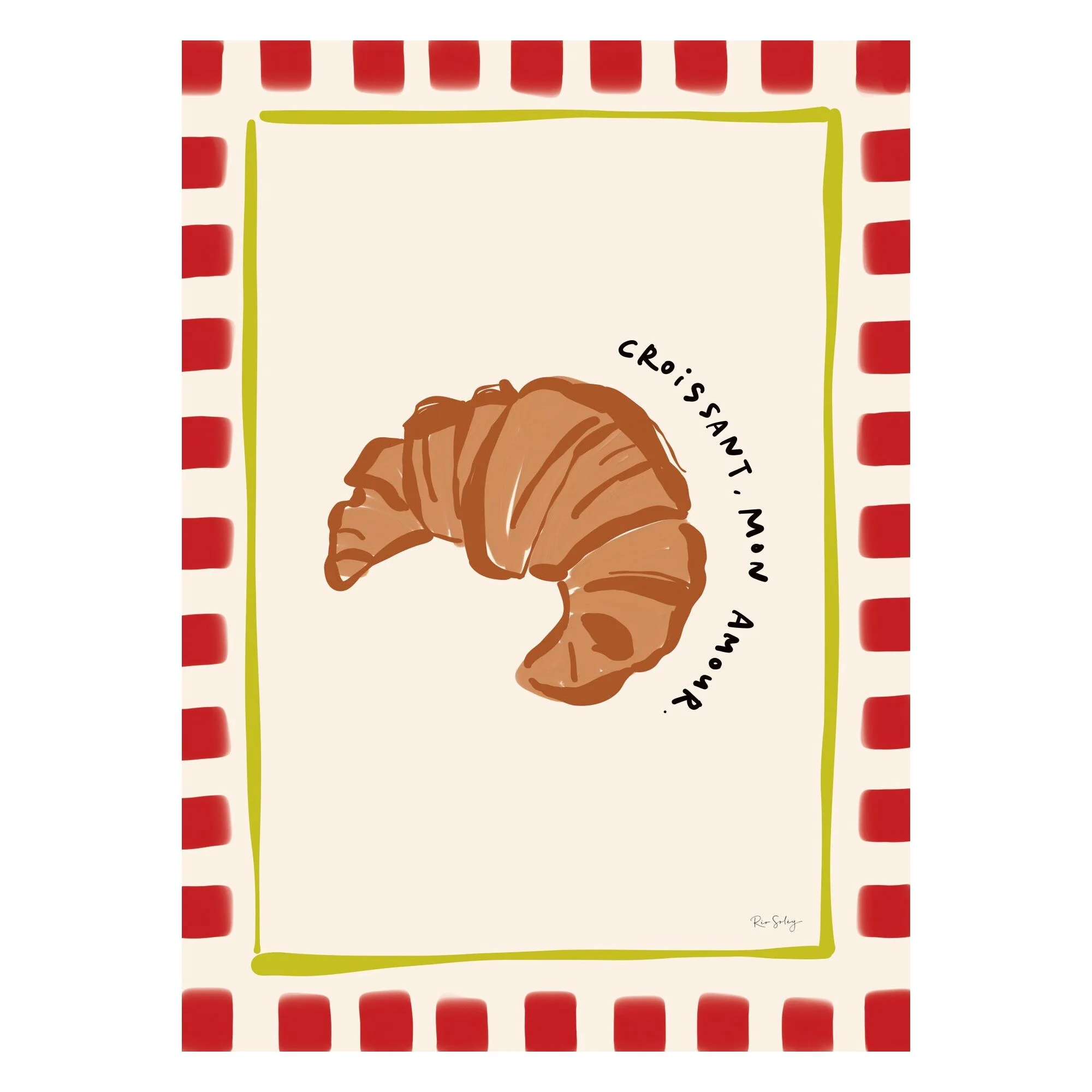 Rio Soléy - Croissant Love (Red) - Image 2