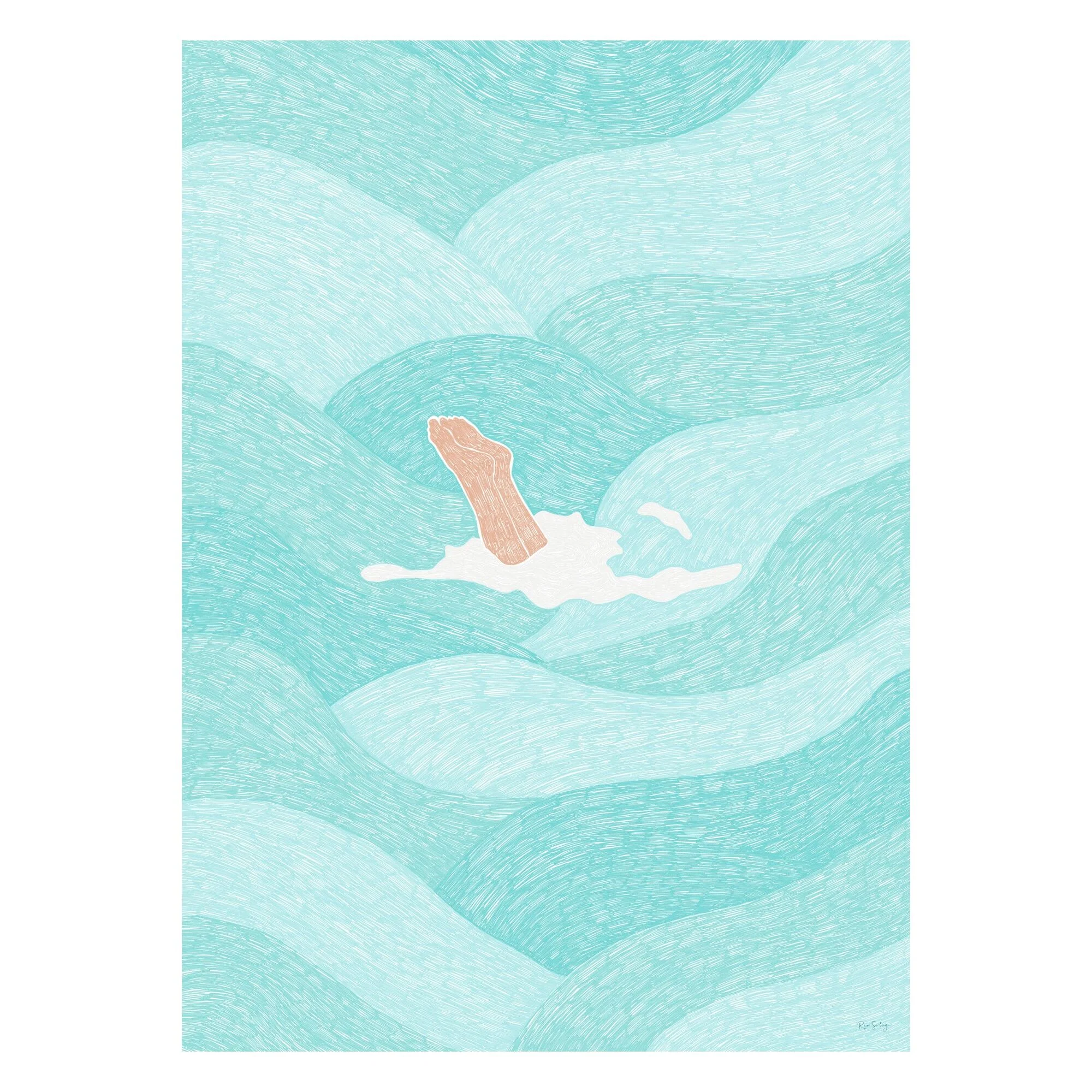 Rio Soléy - Diving Into The Ocean (Light Blue) - Image 2