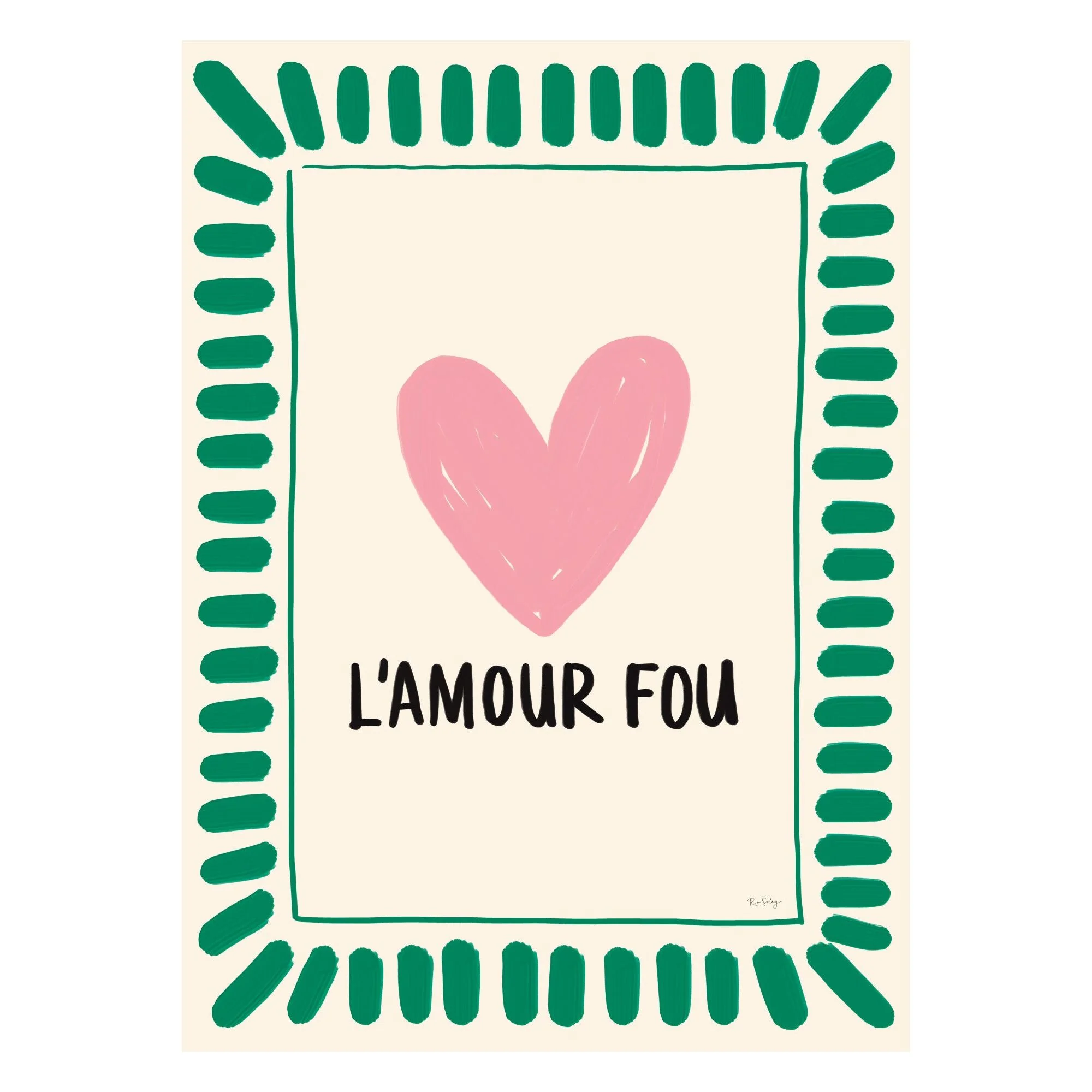 Rio Soléy - L'Amour Fou (Pink & Green) - Image 2
