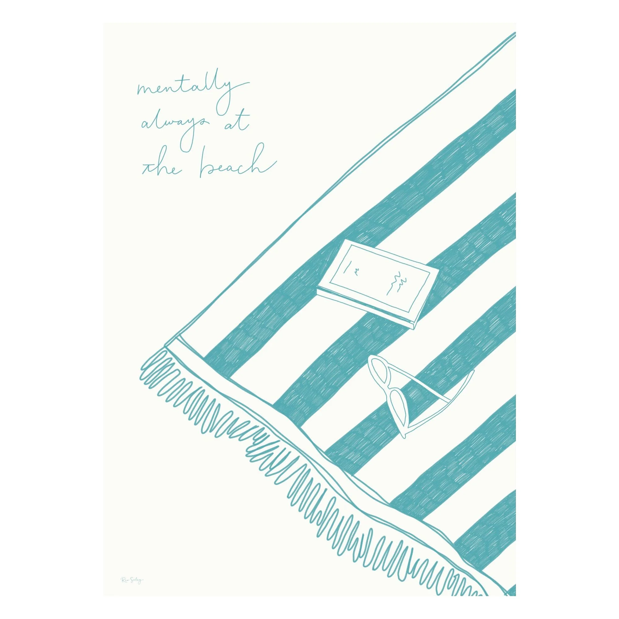 Rio Soléy - Mentally At The Beach (Teal) - Image 2