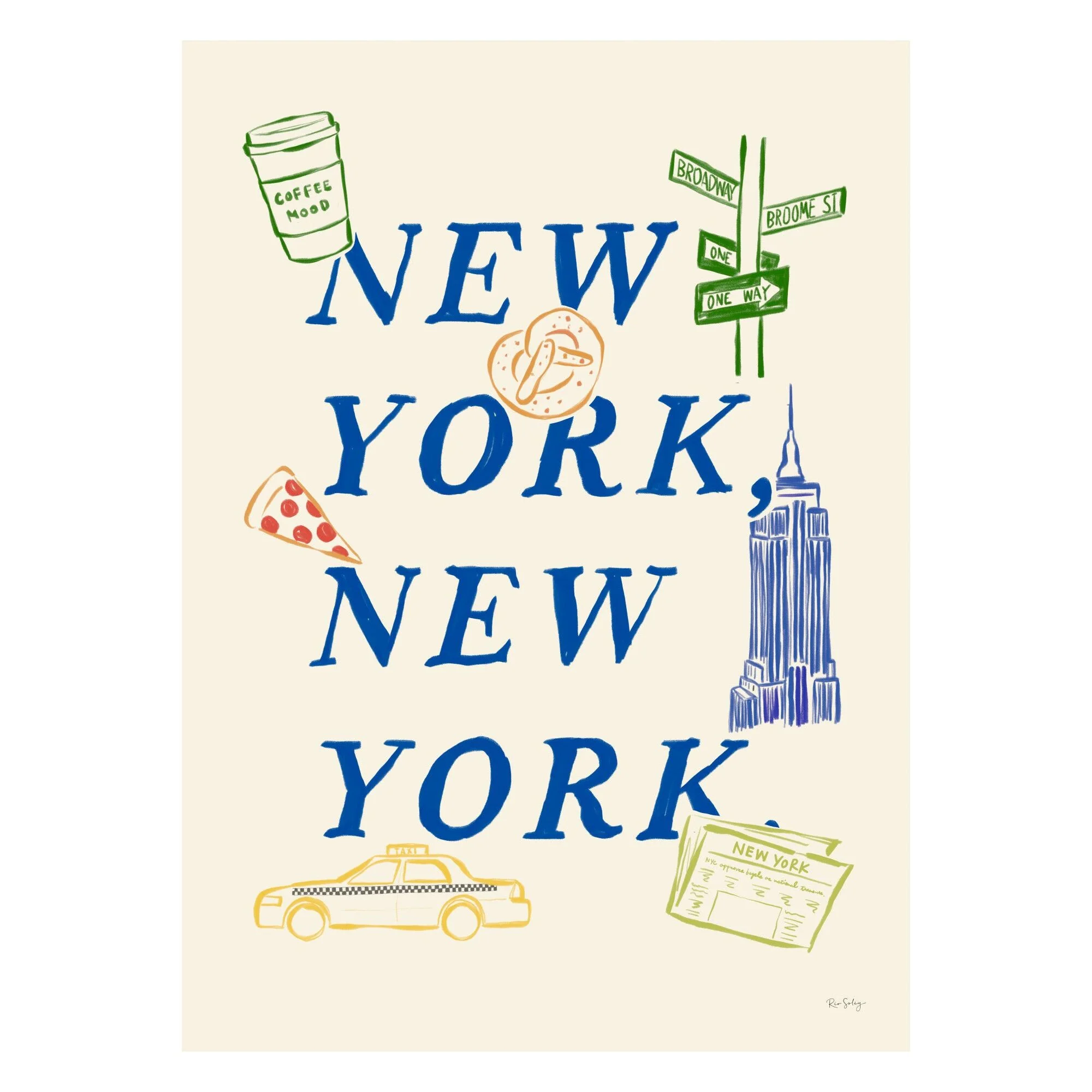 Rio Soléy - New York, New York. (Blue) - Image 2
