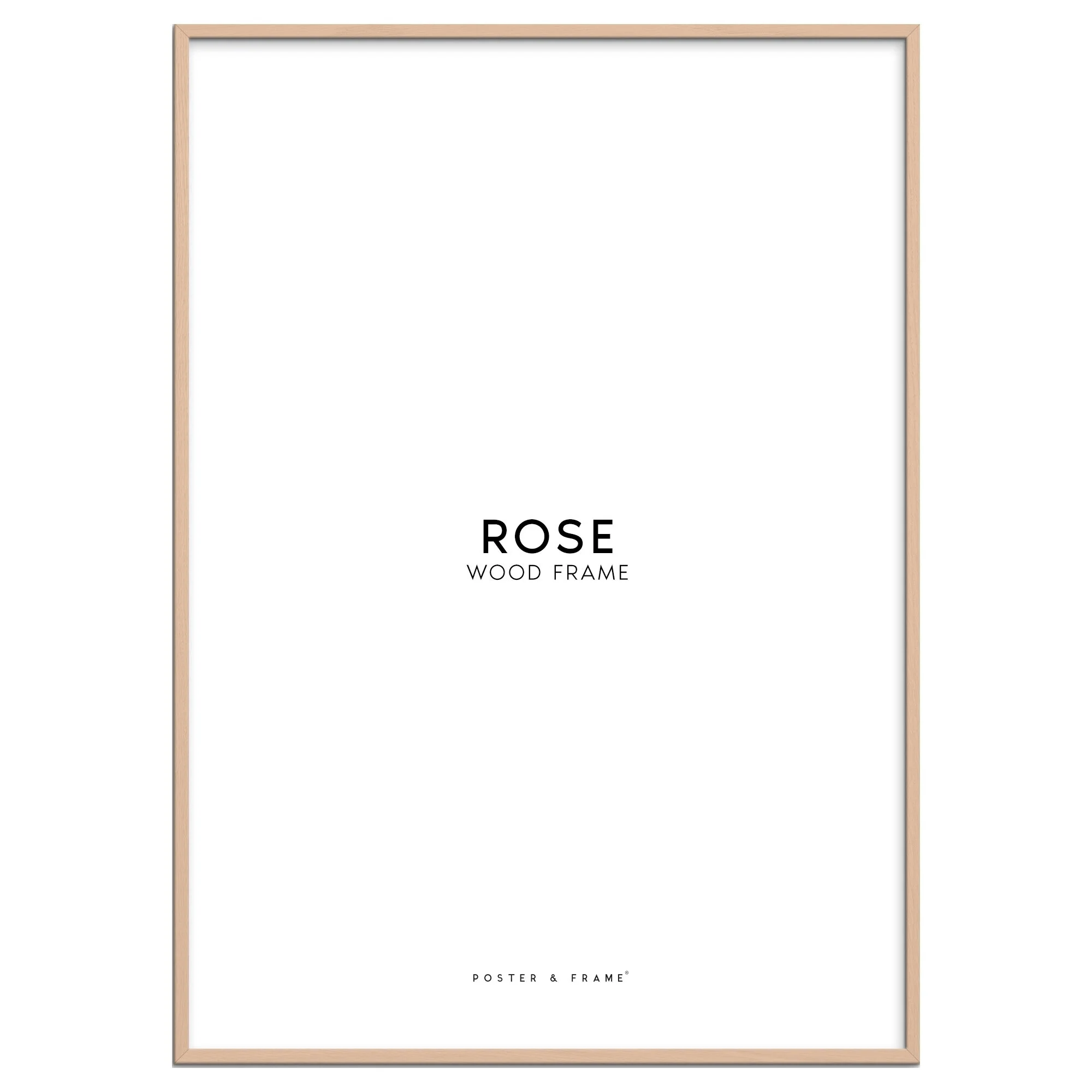 Cadre En Bois De Rose Acrylique - Image 2