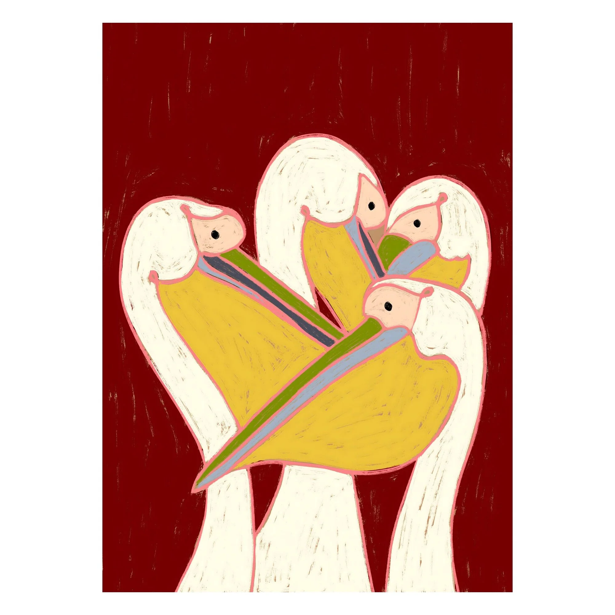 Uma Gokhale - Pelicans Of The Burgundy Sky - Image 3