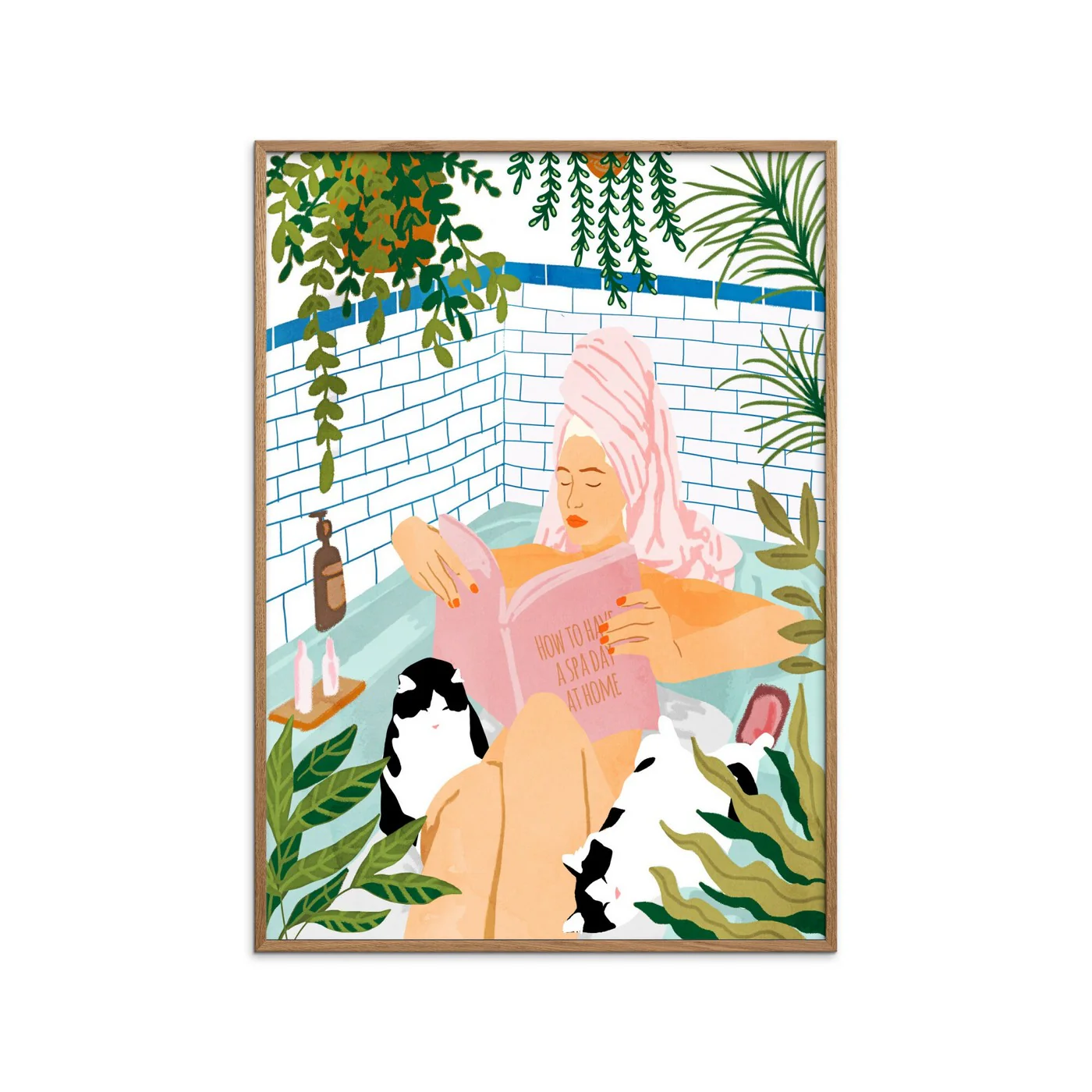 Uma Gokhale - Spa Day At Home Art Print - Image 2