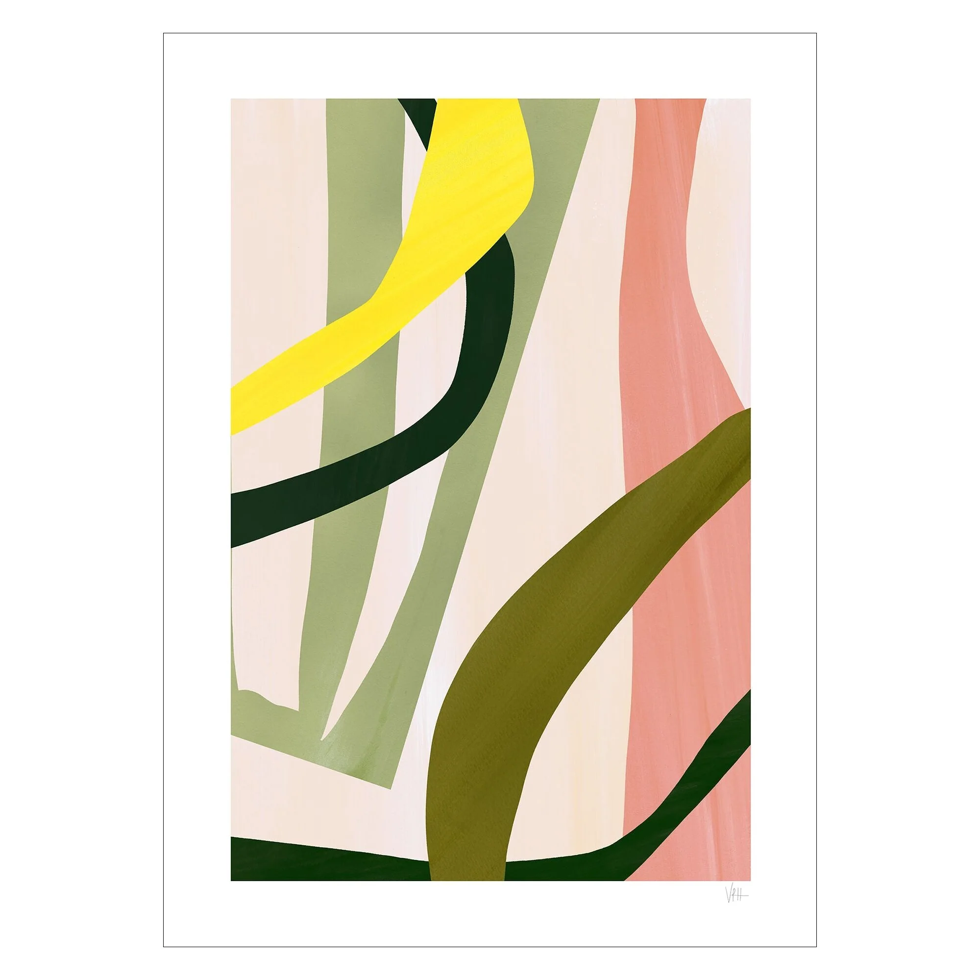 Violets Print House - Abstract Cut Out 1 Of 3 - Image 2