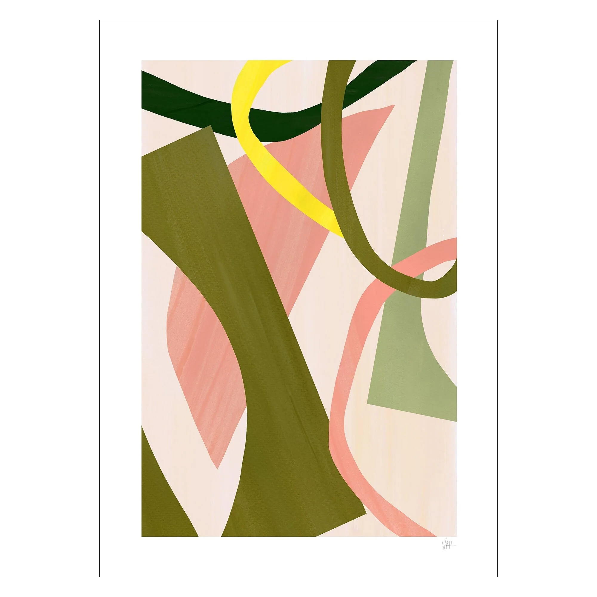 Violets Print House - Abstract Cut Out 2 Of 3 - Image 2