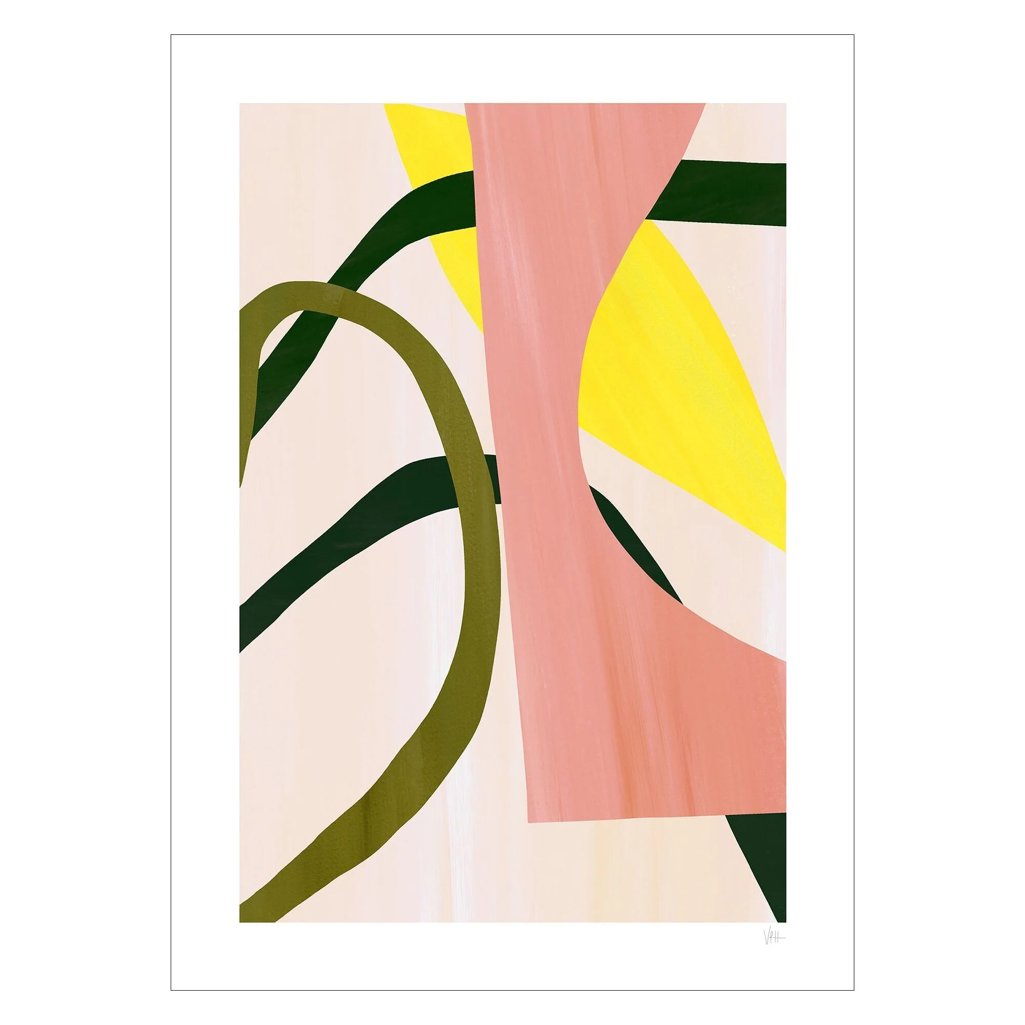 Violets Print House - Abstract Cut Out 3 Of 3 - Image 2