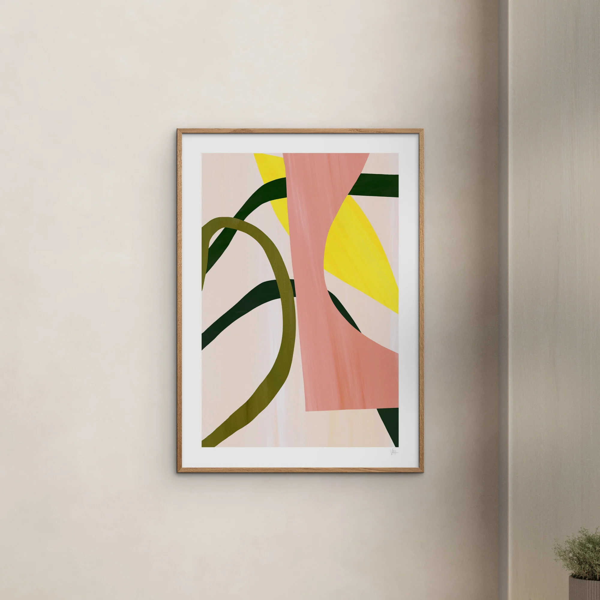 Violets Print House - Abstract Cut Out 3 Of 3 - Image 4