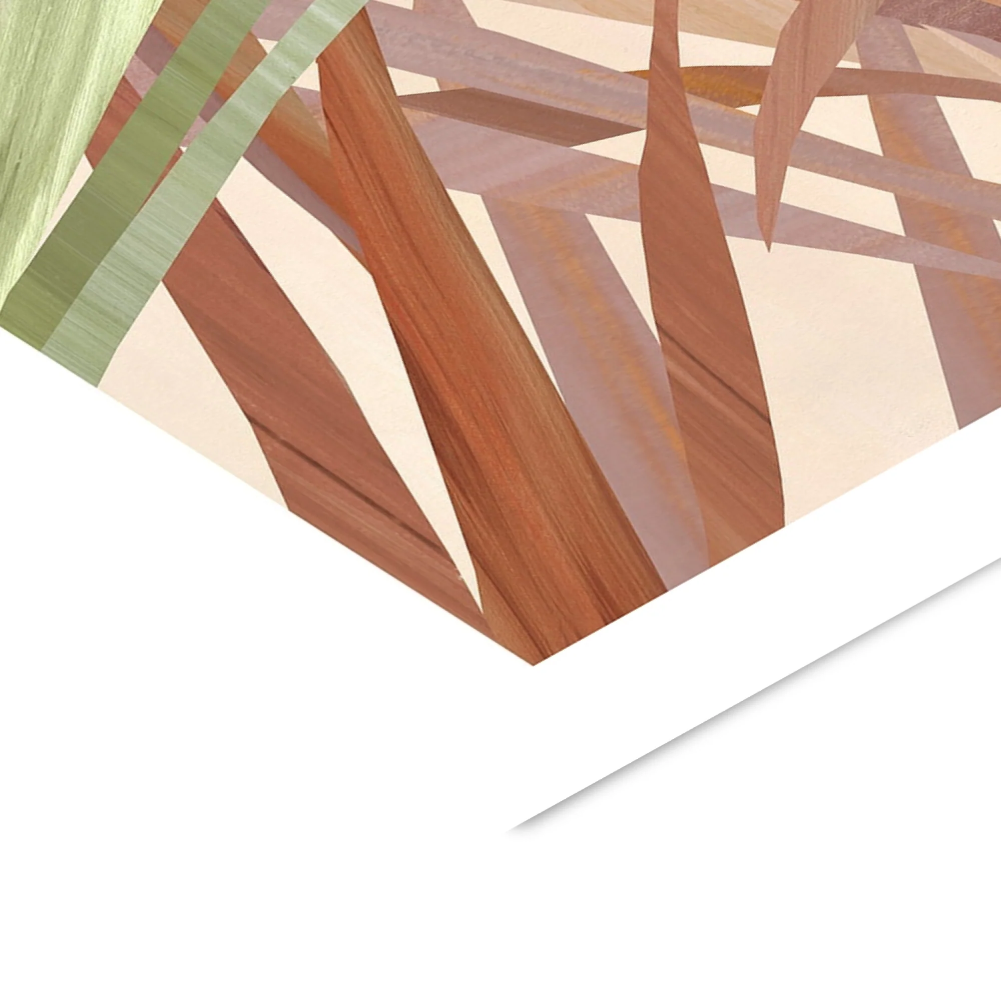 Violets Print House - Abstract Warm Leaf - Image 3