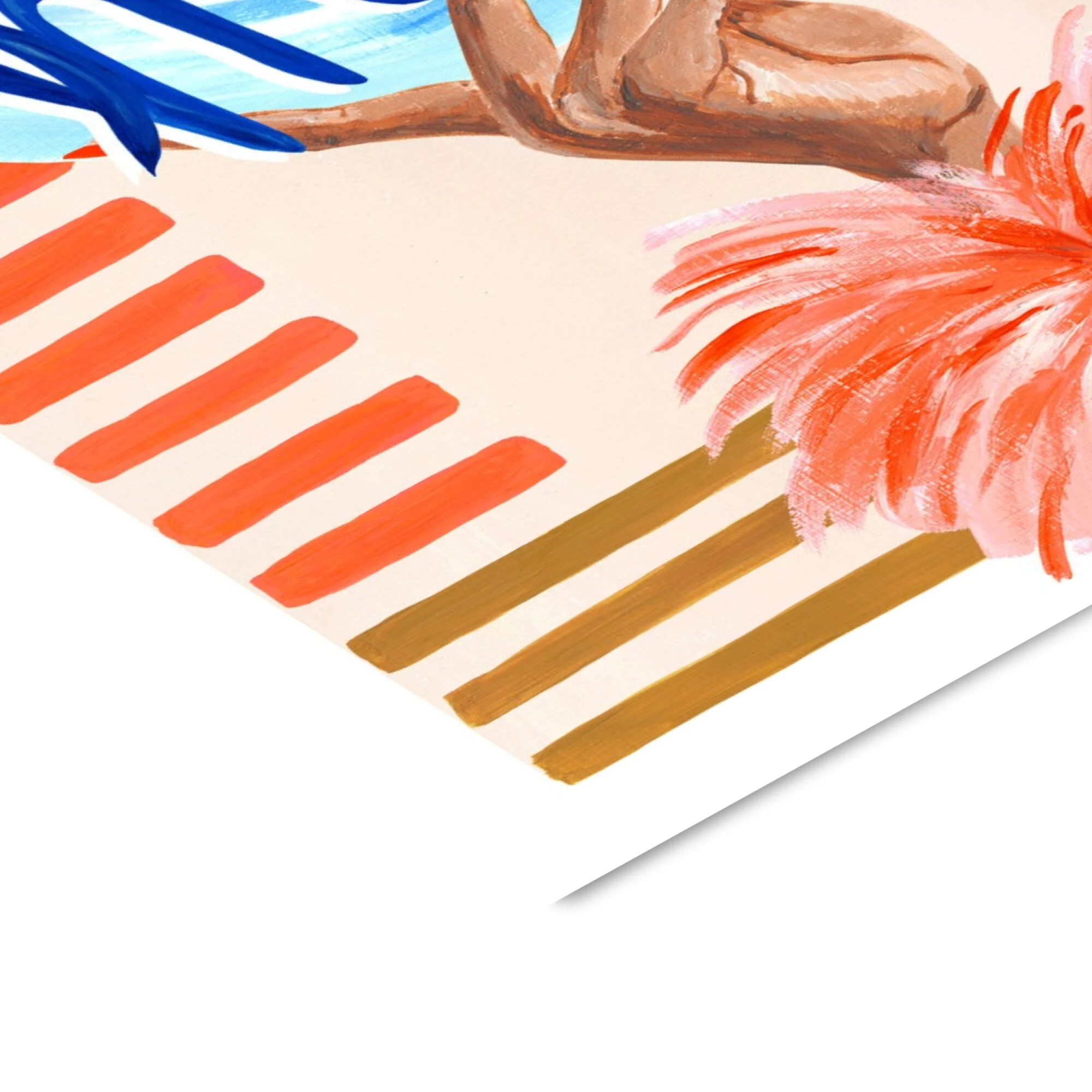 Violets Print House - Bonne Musique Blue And Orange Music Print - Image 3