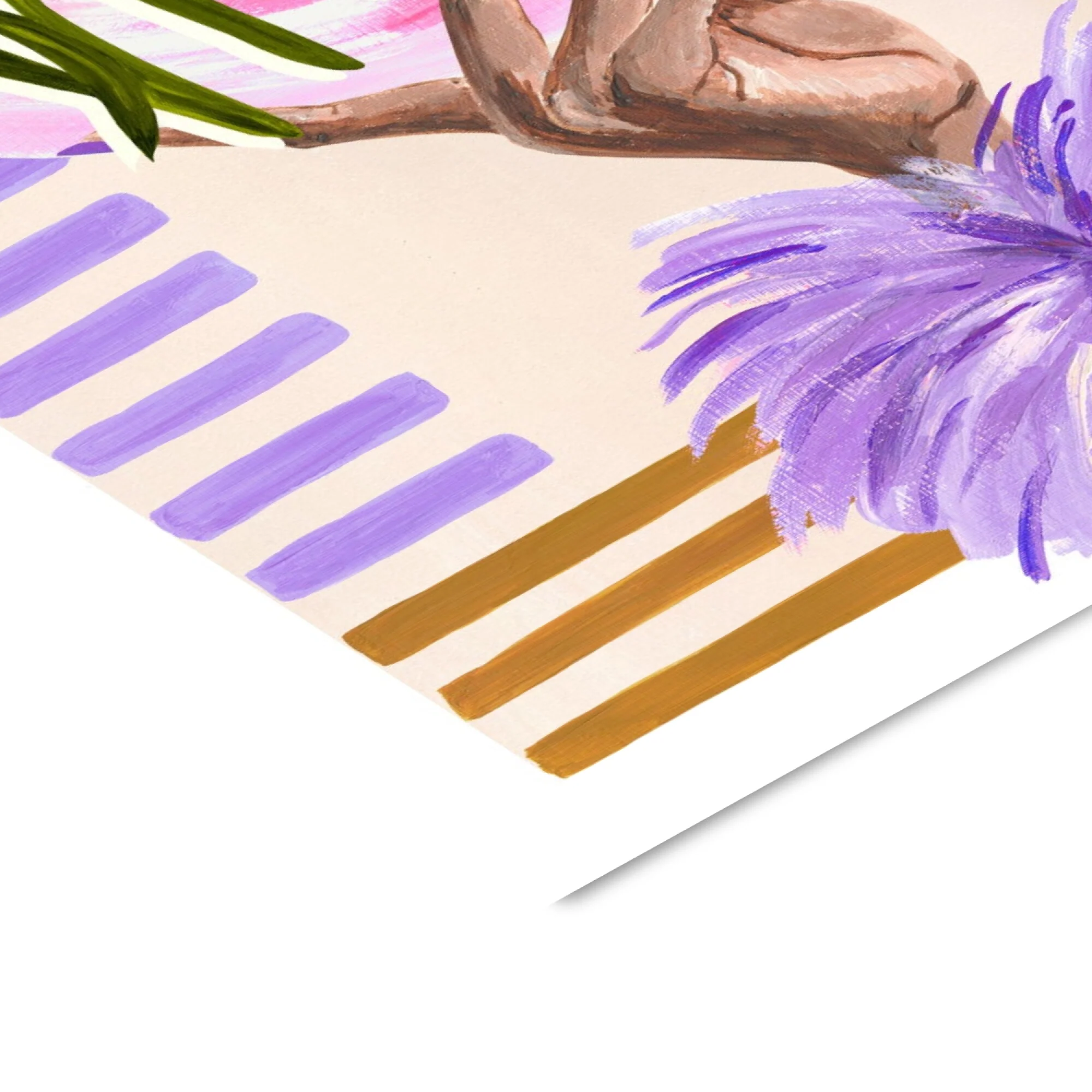 Violets Print House - Bonne Musique Pink And Purple Music Print - Image 3