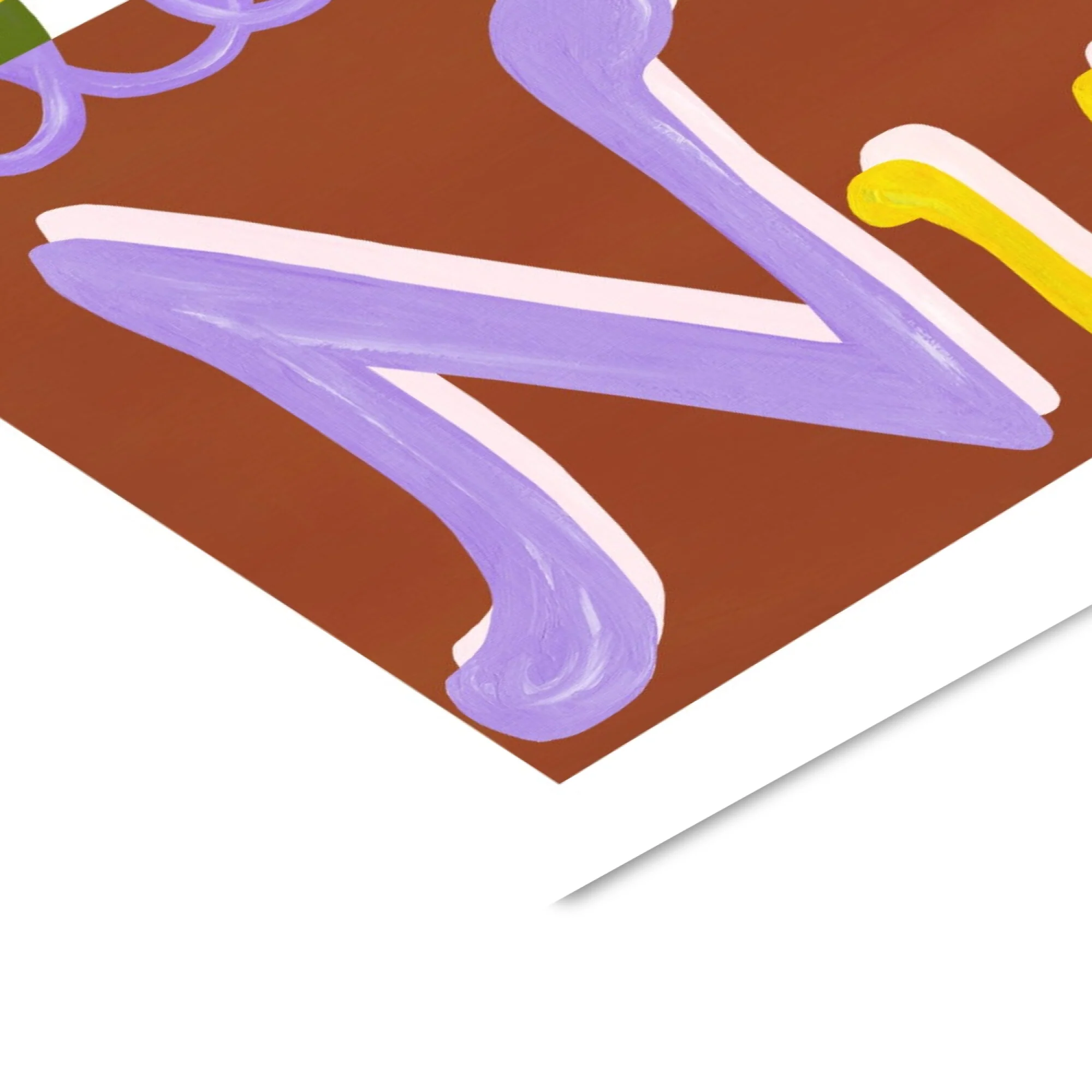 Violets Print House - Club De Nuit Purple And Brown Music Print - Image 3