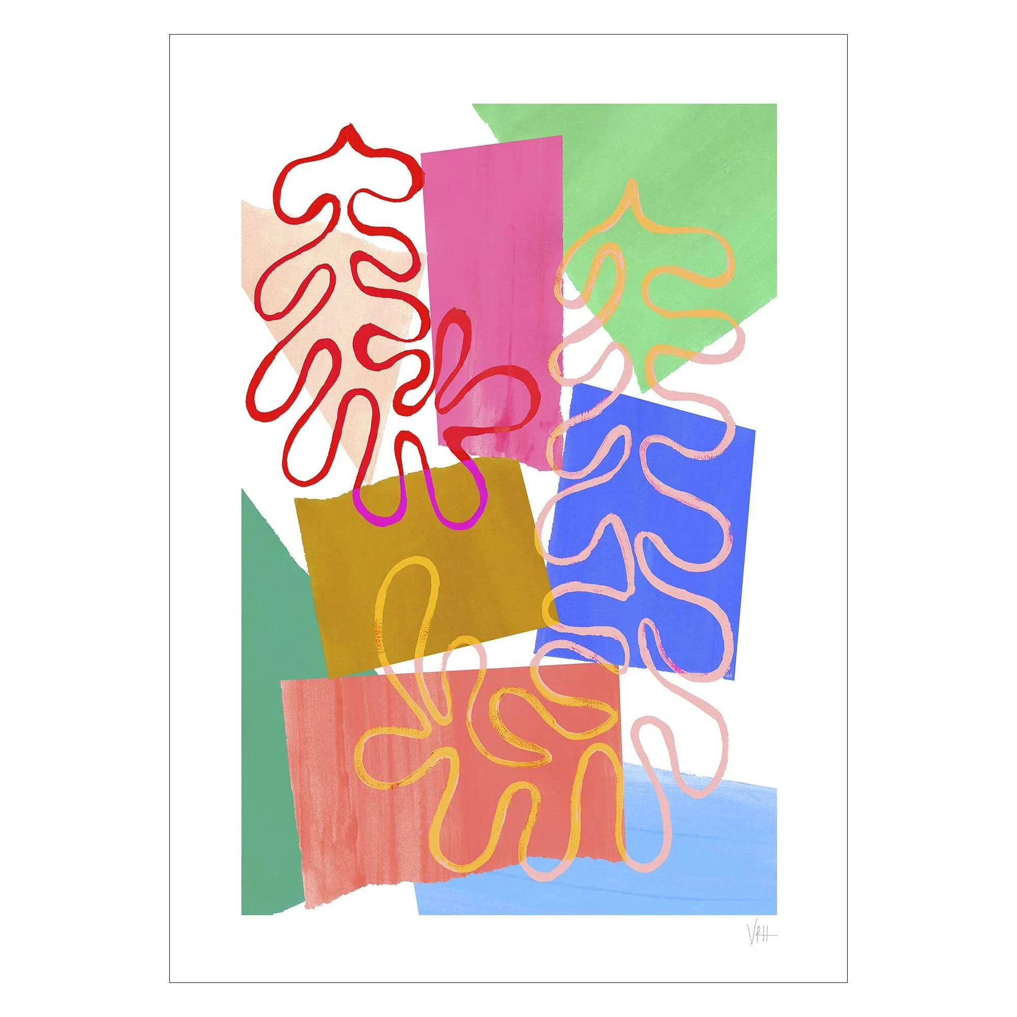 Violets Print House - Colour Block 3 - Image 2