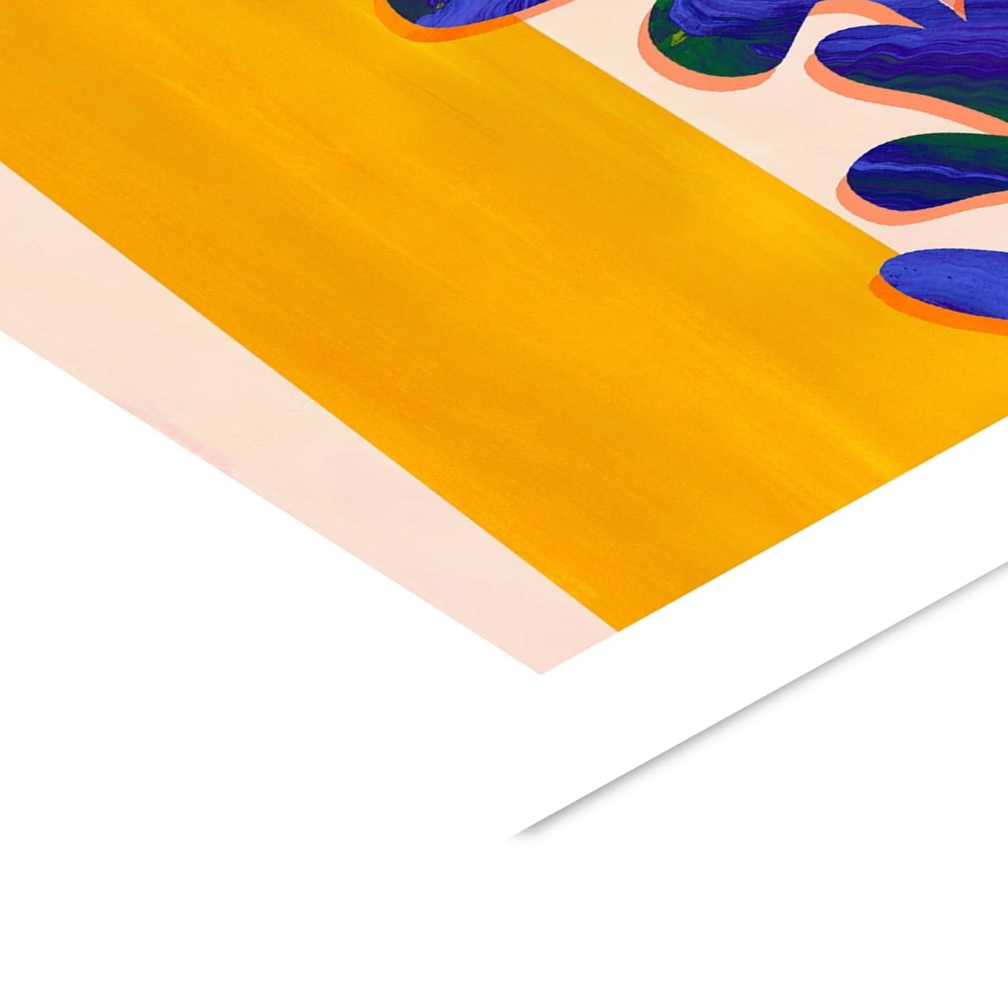 Violets Print House - Colourful Abstract Leaf 1 Of 3 - Image 3