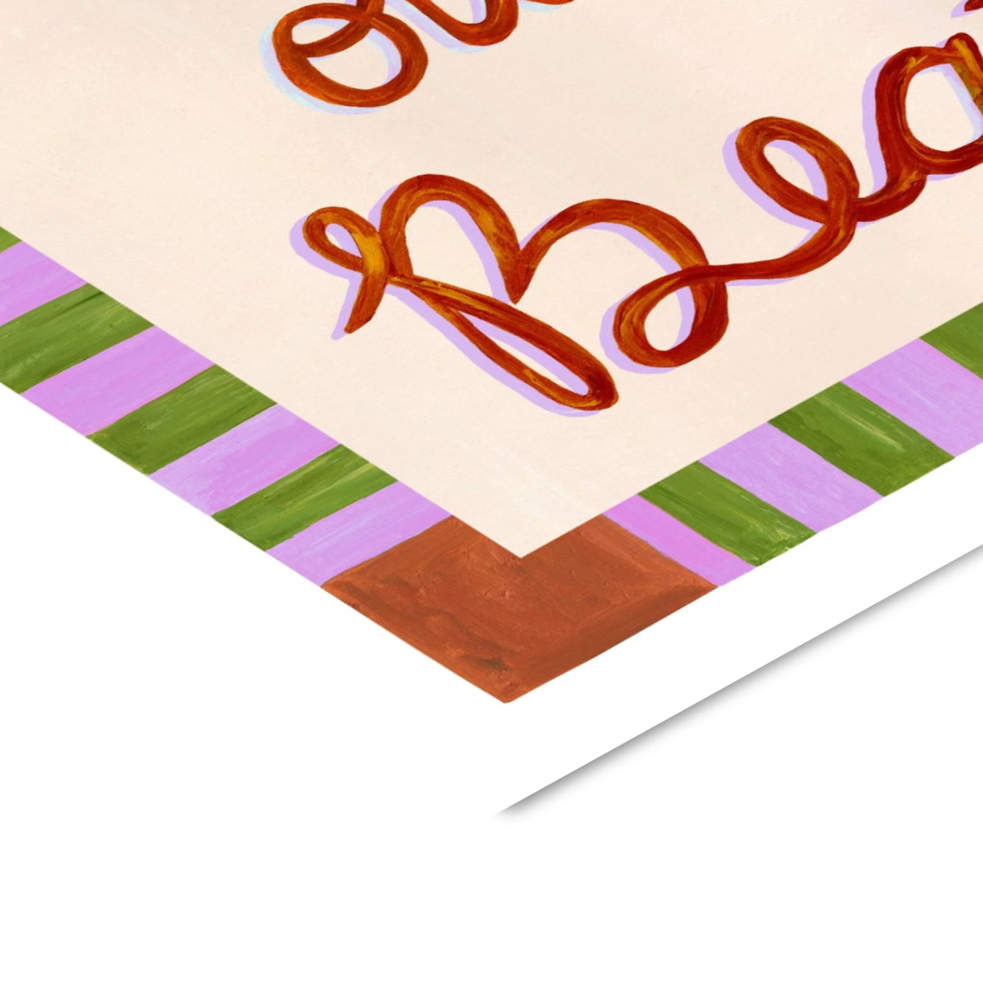 Violets Print House - Dance To Your Own Beat Purple And Brown Print - Image 3