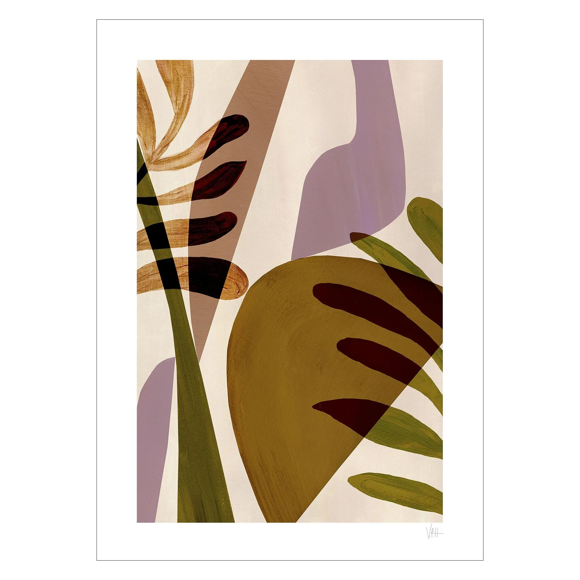 Violets Print House - Desert Leaves 2 - Image 2